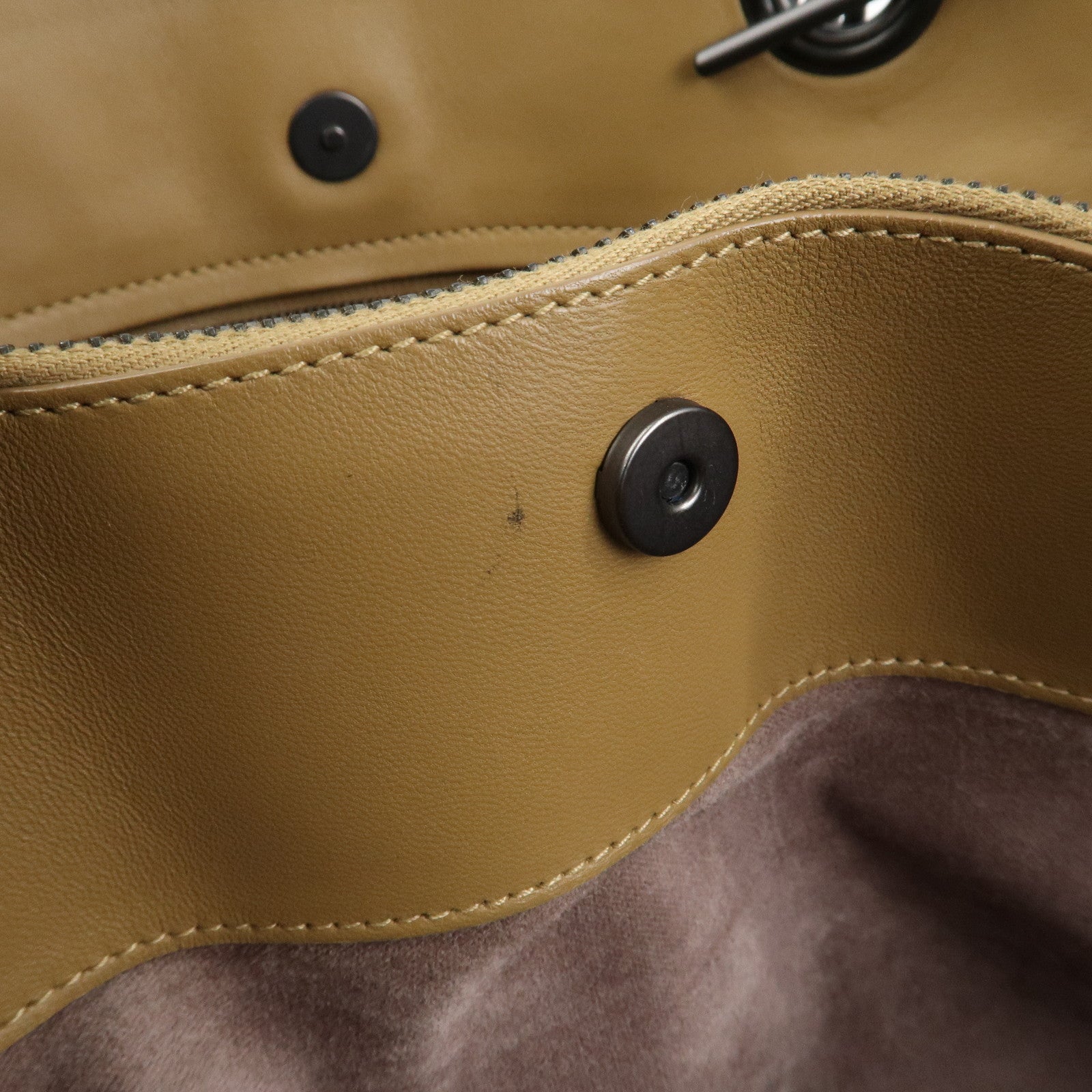 BOTTEGA VENETA Intrecciato Nappa Leather Shoulder Tote Bag Brown