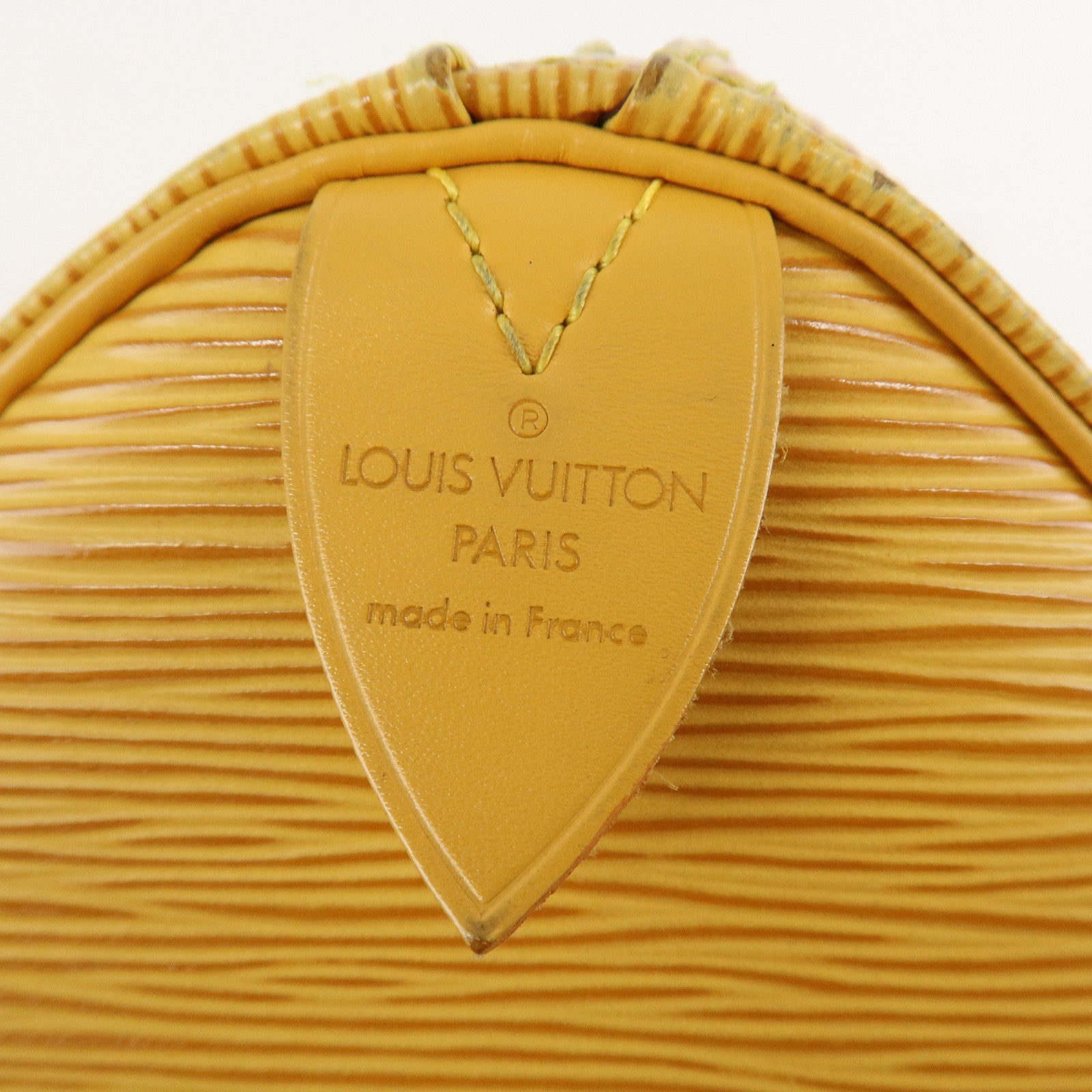 Louis Vuitton Epi Speedy 25 Boston Bag Hand Bag Yellow M43019 Used