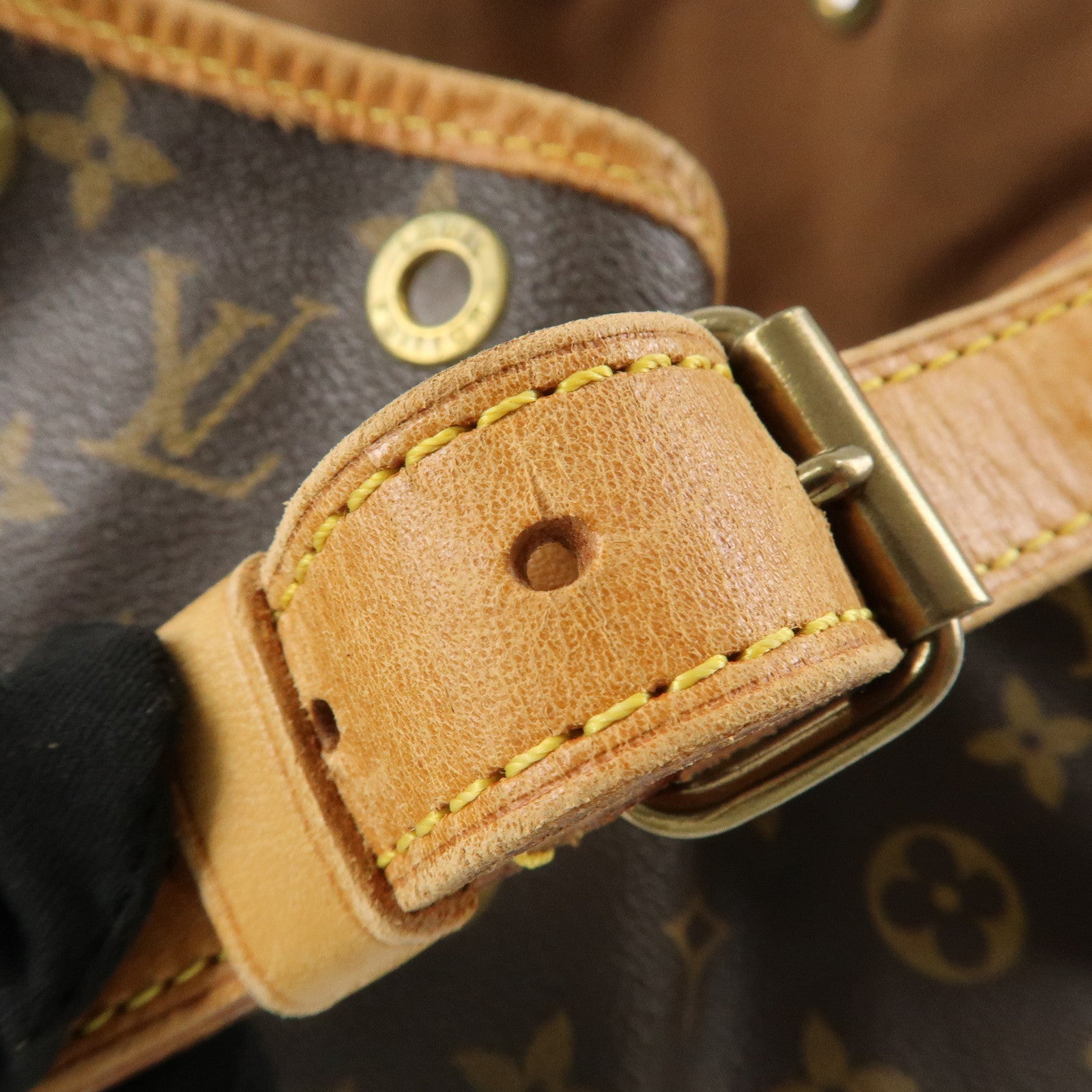 Louis Vuitton Monogram Petit Noe Shoulder Bag Brown M42226 Used