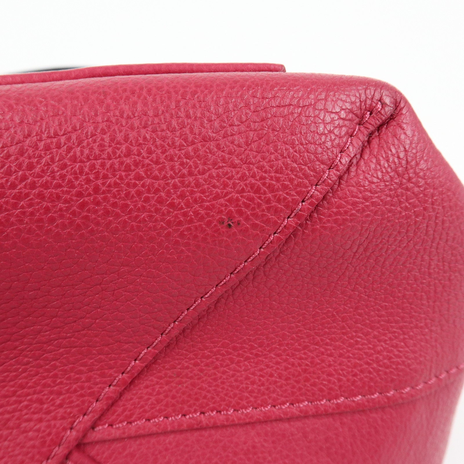 Louis Vuitton Lockme PM Leather Hand Shoulder Bag Fuchsia M50360