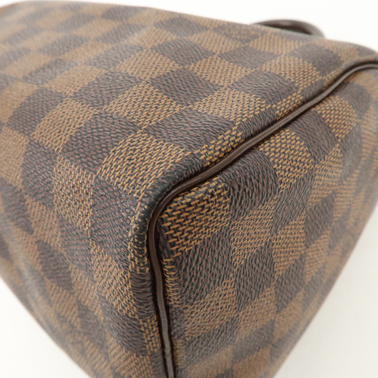 Louis Vuitton Damier Ebene Speedy 25 Hand Bag Boston Bag N41532