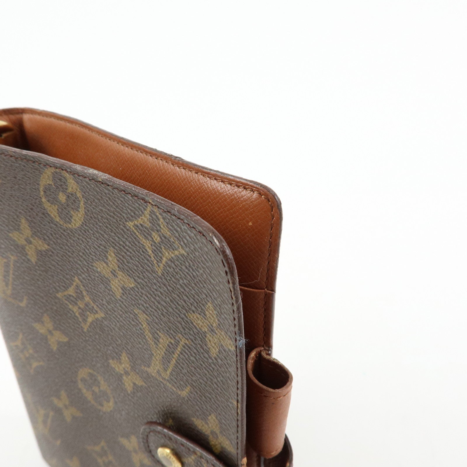 Louis Vuitton Monogram Agenda MM Planner Cover Brown R20105