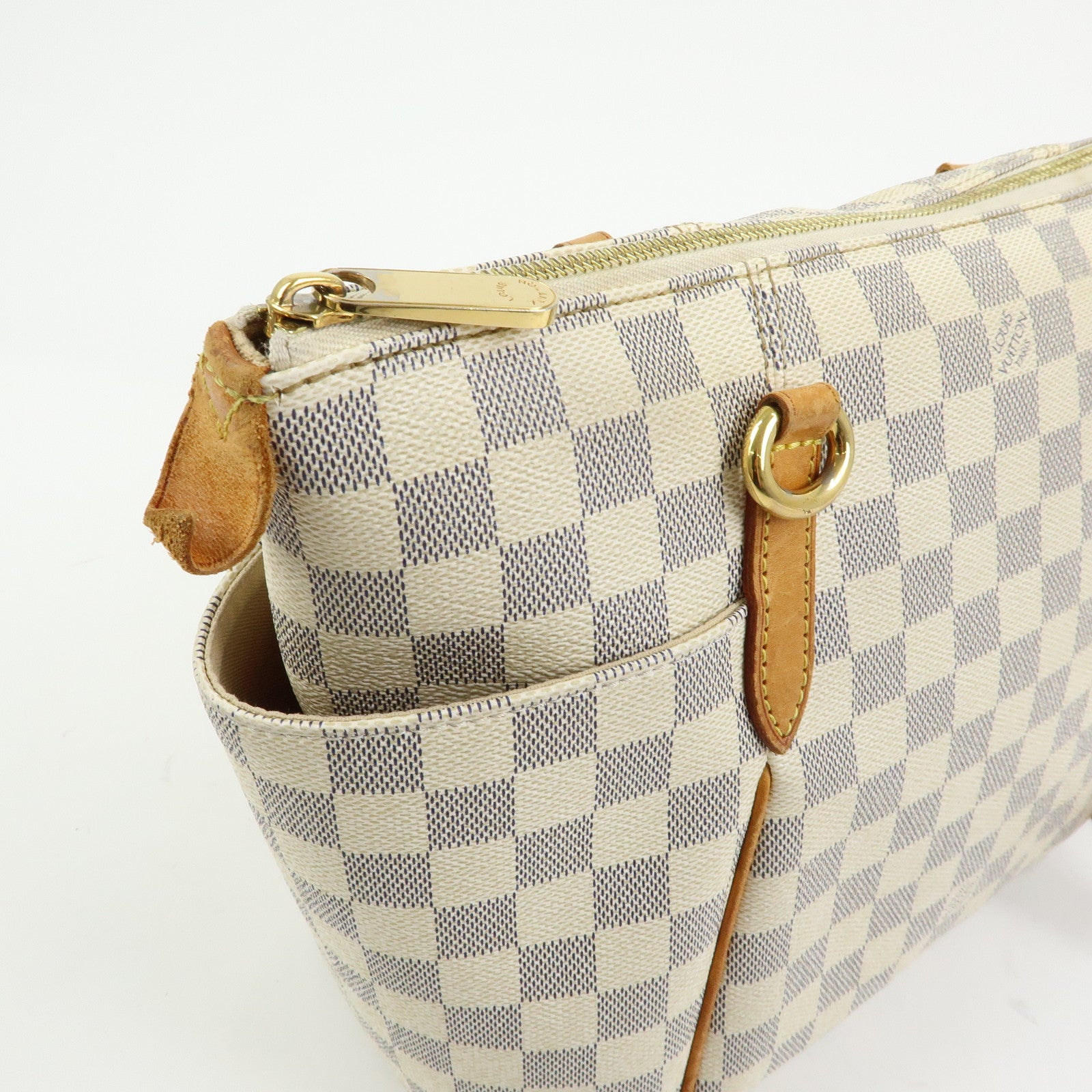 Louis Vuitton Damier Azur Totally PM Tote Bag Hand Bag N41280