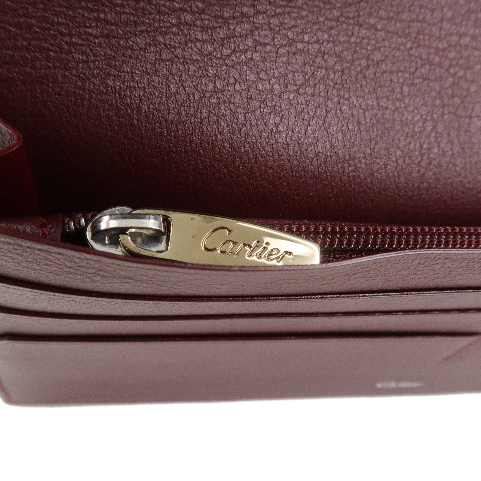 Cartier Must de Cartier International Flap Bi-fold Long Wallet