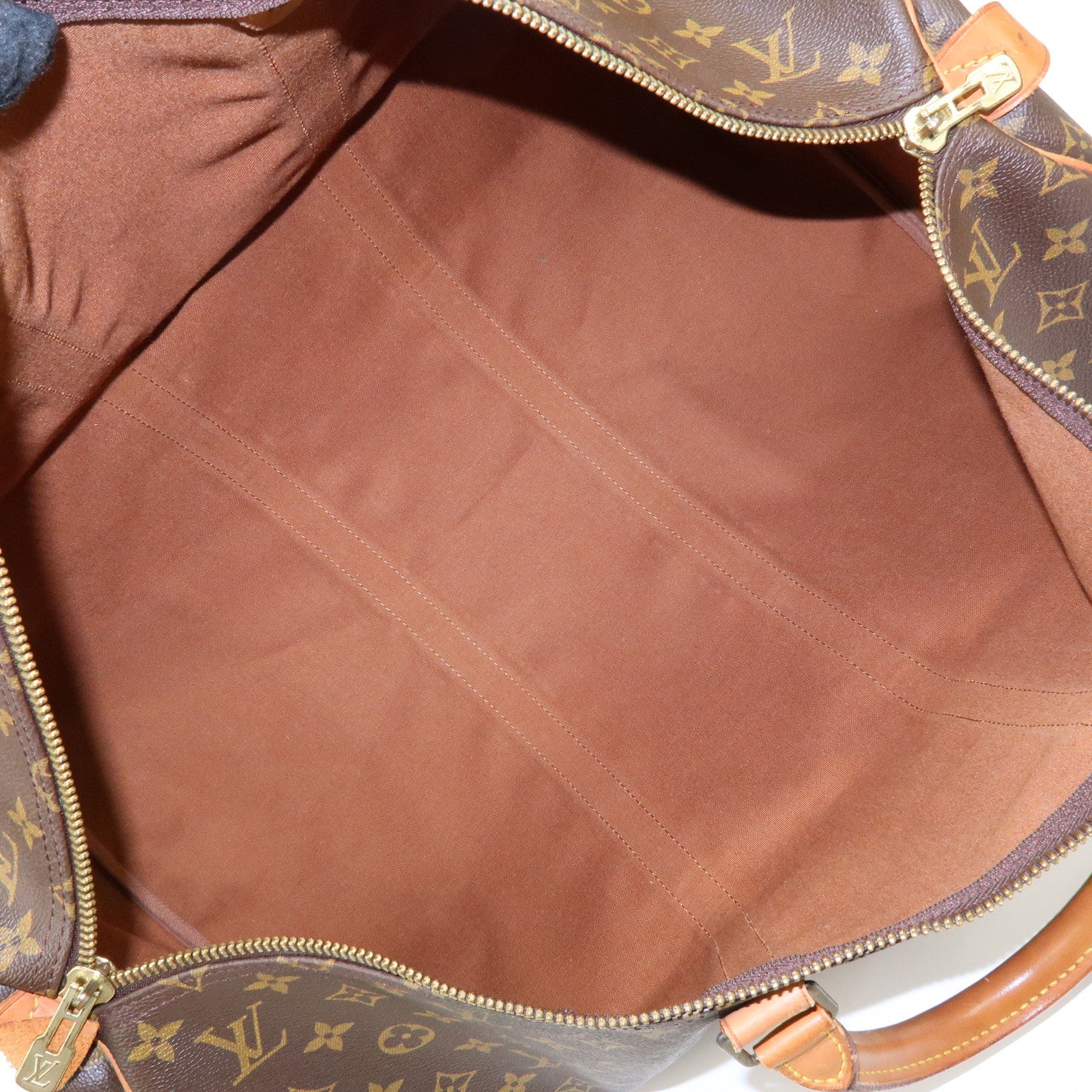 Louis Vuitton Monogram Keep All 55 Boston Bag Brown M41424