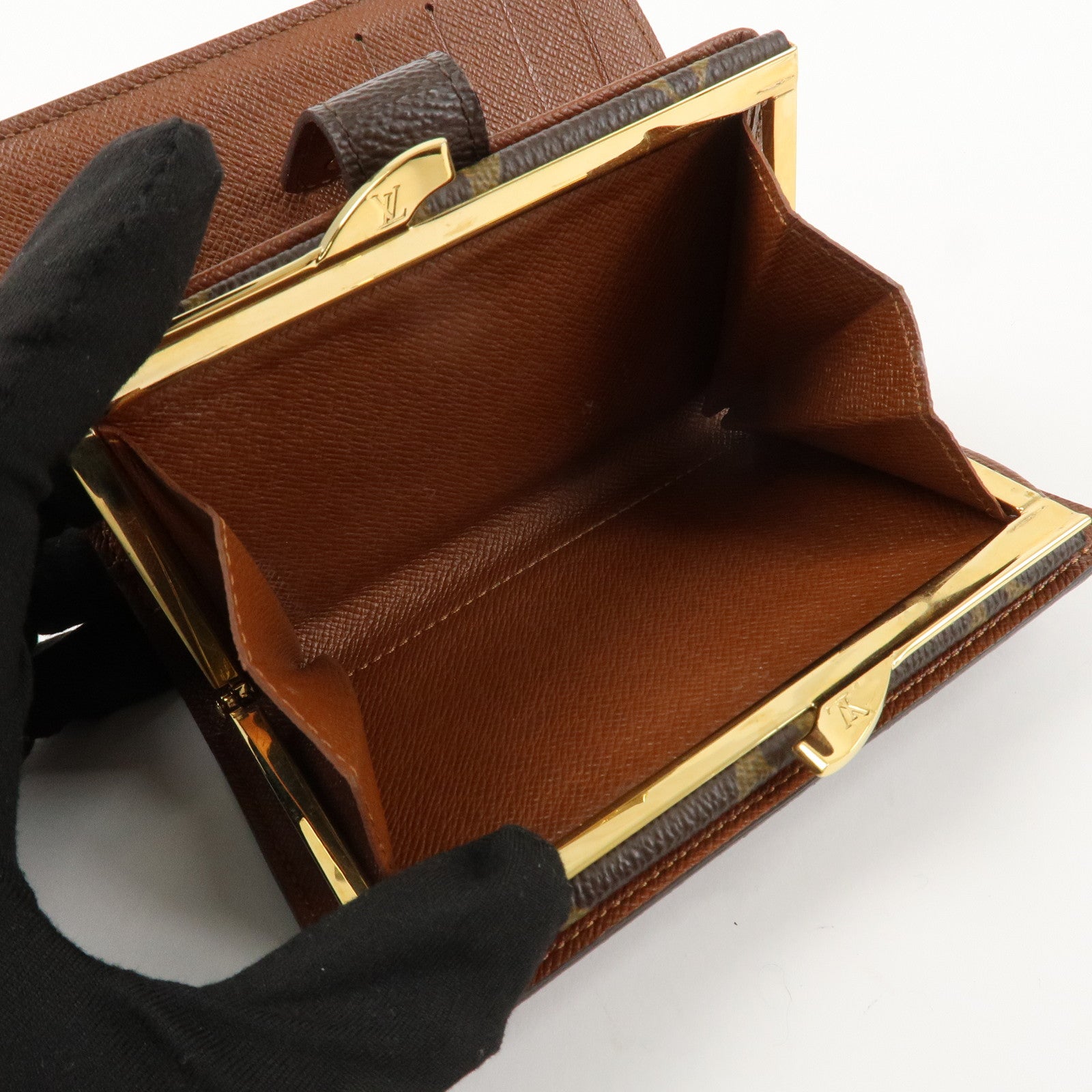 Louis Vuitton Monogram Porte Monnaie Billets Viennois Wallet M61663 Used