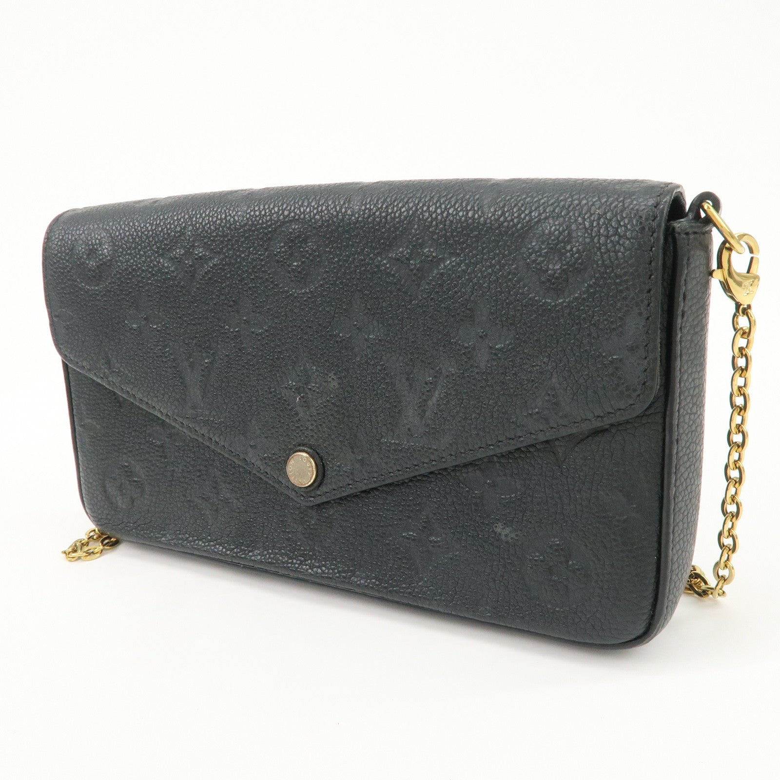 Louis Vuitton Monogram Empreinte Pochette Felicie Noir M82477