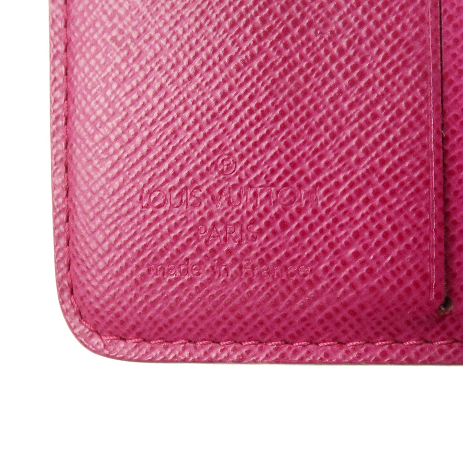 Louis Vuitton Monogram Perfor Compact Zip Fuchsia M95188 Used