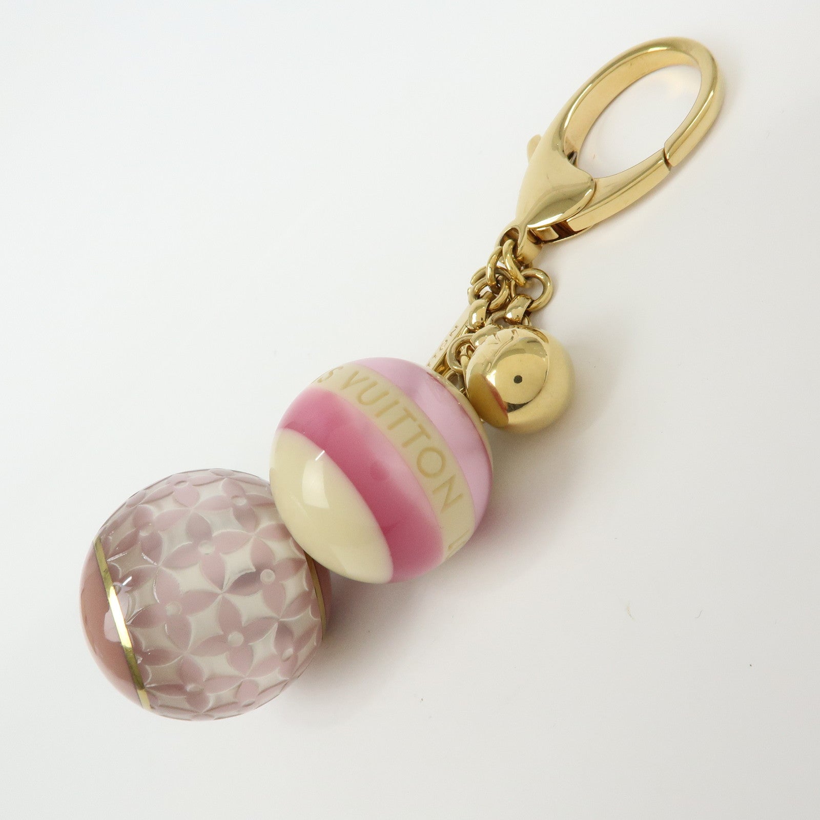 Louis Vuitton Bijou Sac Mini Lin Metal Bag Charm Key Charm M65643