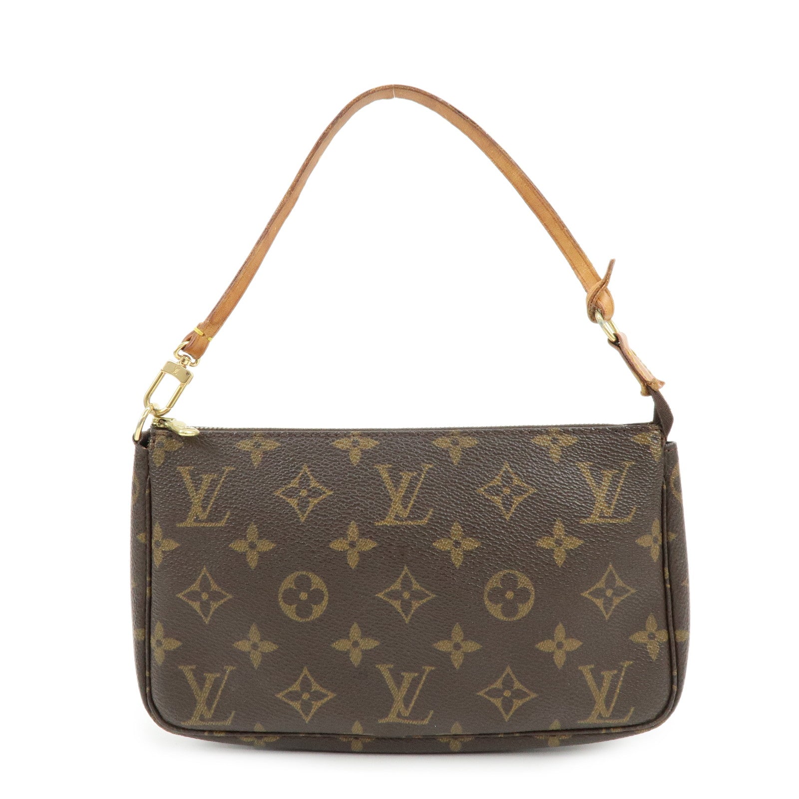 Louis Vuitton Monogram Pochette Accessoires Pouch Hand Bag M51980