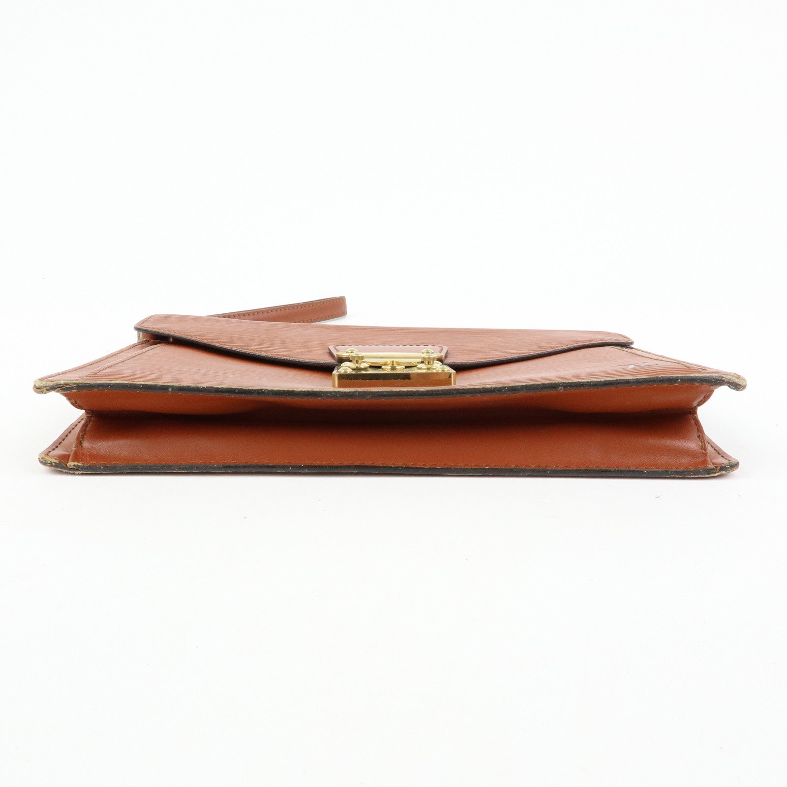 Louis Vuitton Epi Sellier Dragonne Clutch Bag Kenya Brown M52613