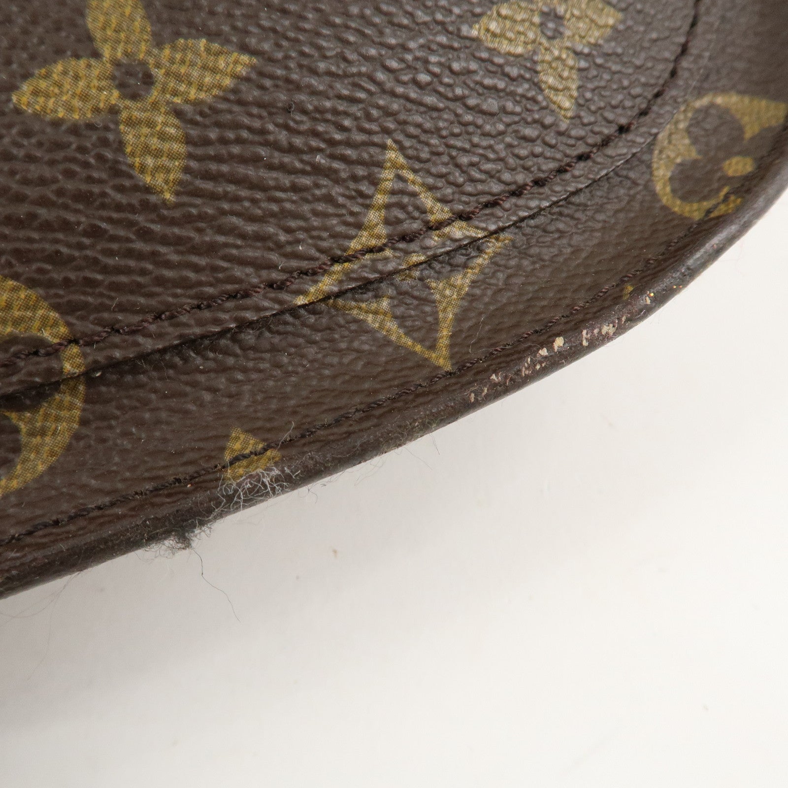 Louis Vuitton Monogram Saint Cloud MM Shoulder Bag Brown M51243 Used