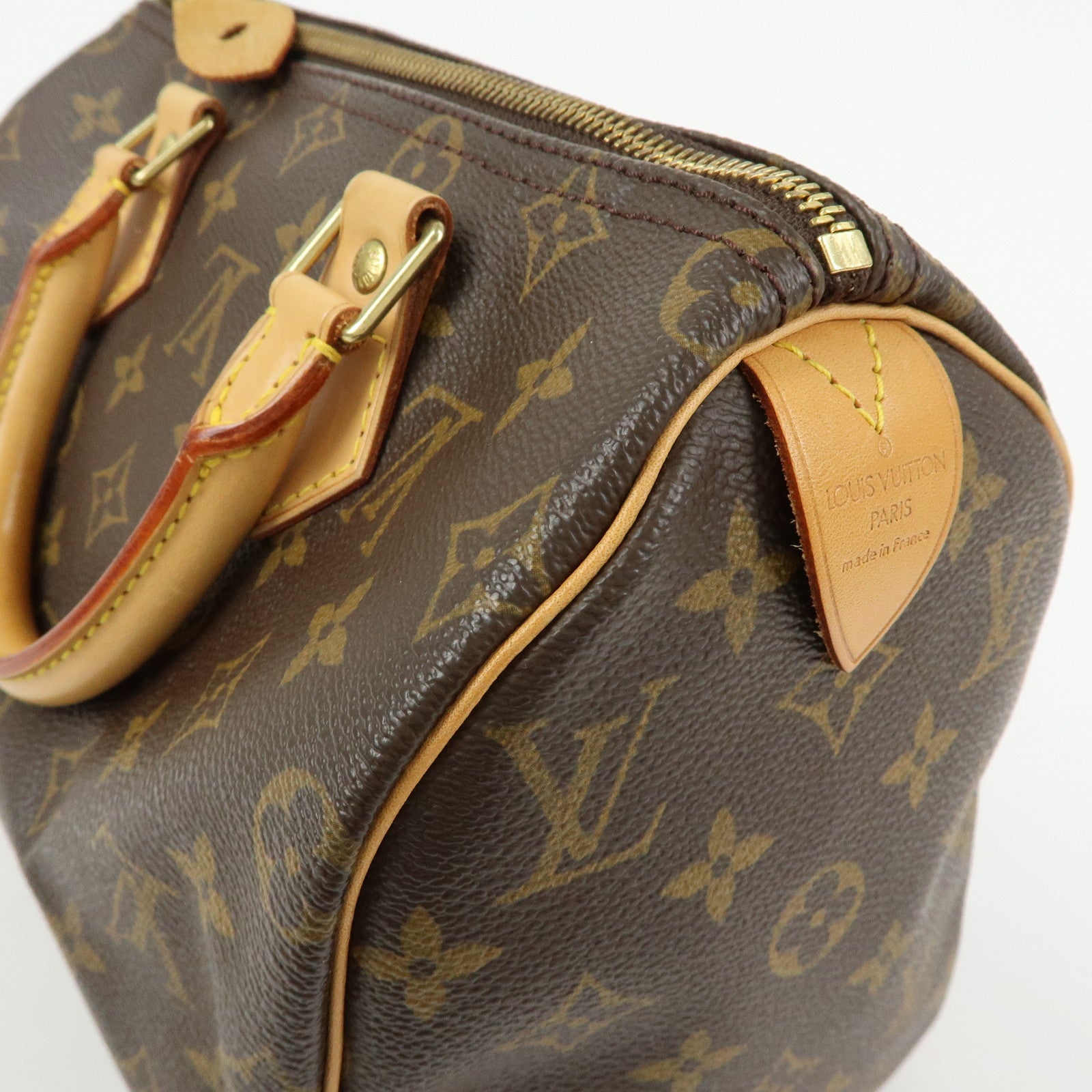 Louis Vuitton Monogram Speedy 25 Boston Bag Hand Bag Brown M41528