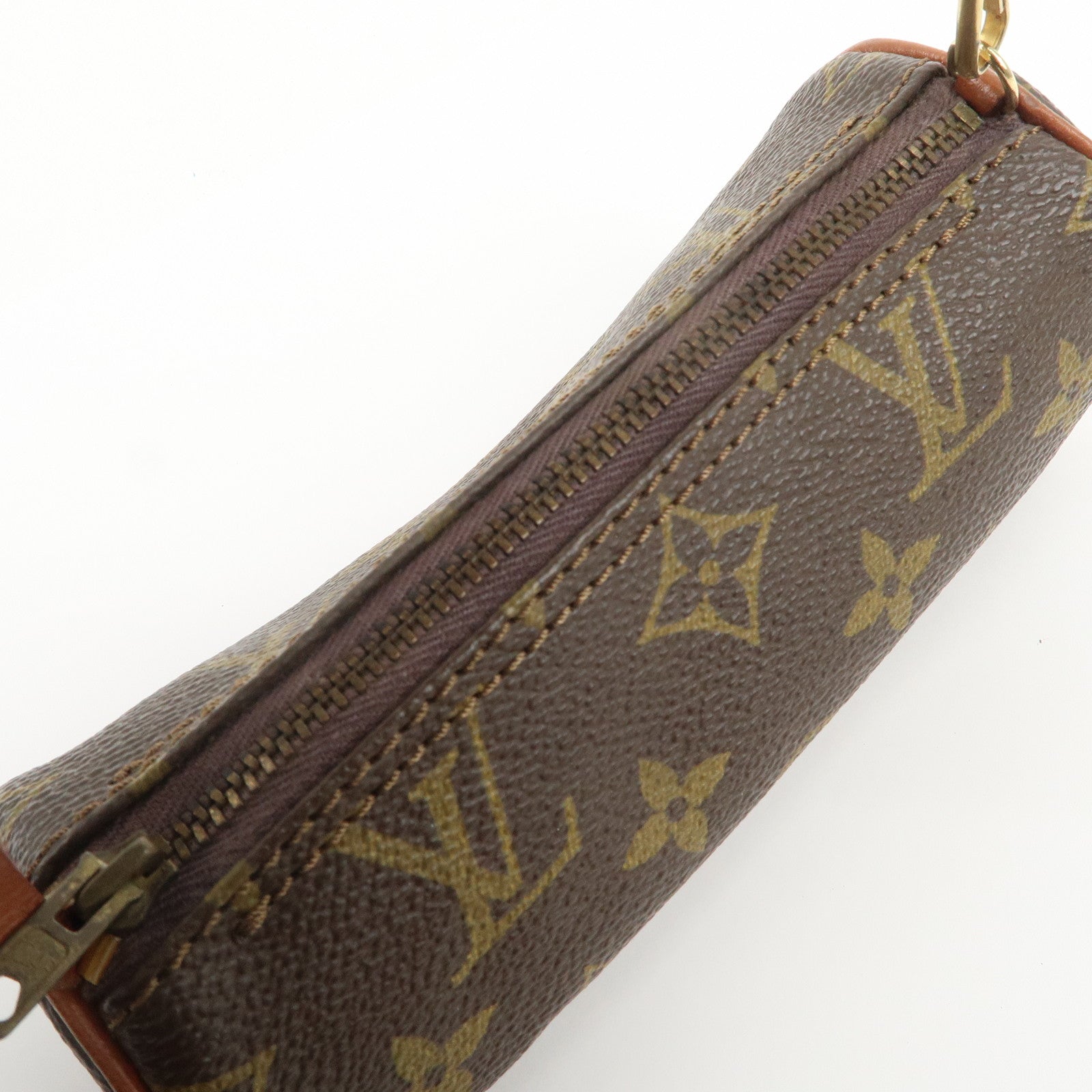 Louis Vuitton Monogram Mini Pouch for Papillon Bag New Style Brown