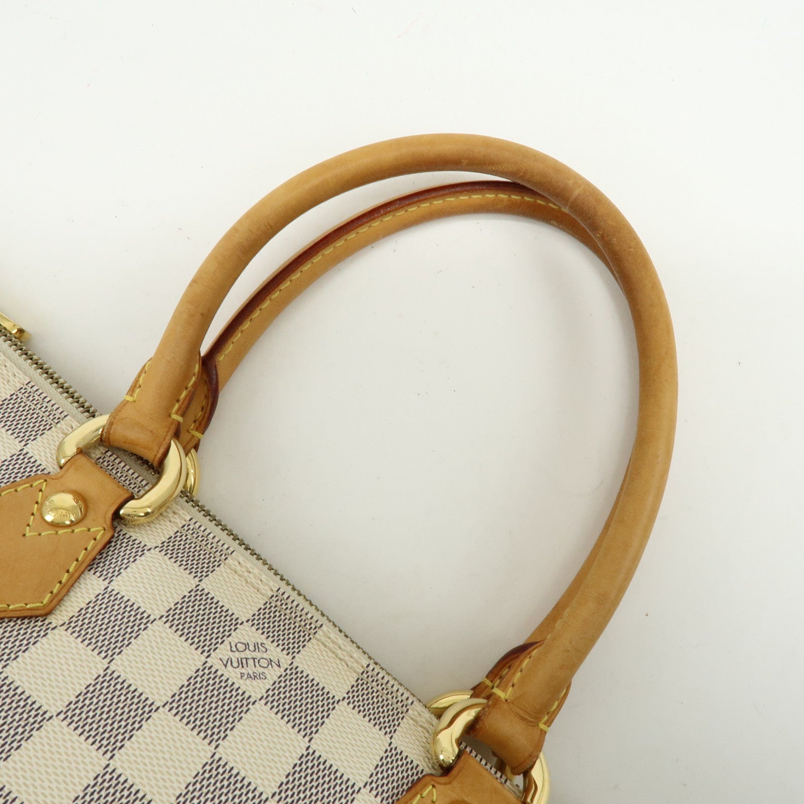 Louis Vuitton Damier Azur Saleya PM Tote Bag Hand Bag N51186