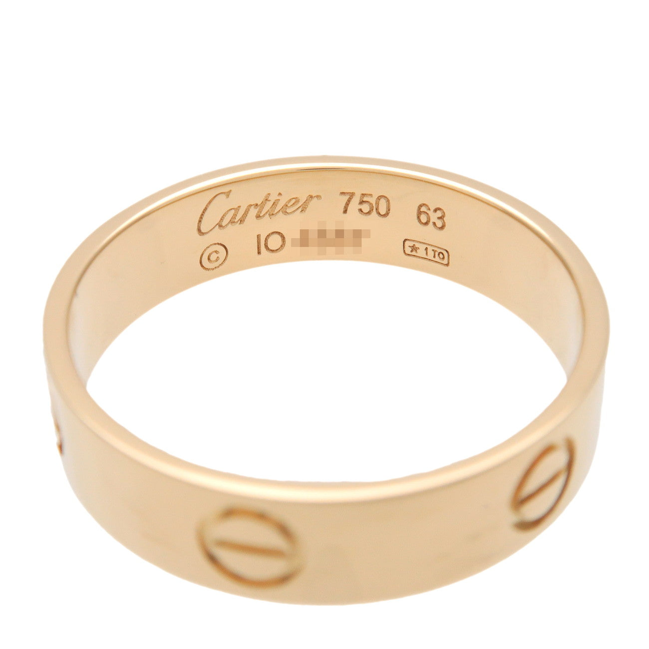 Cartier Love Ring K18 750YG Yellow Gold #63 US10.5 EU63 HK23.5