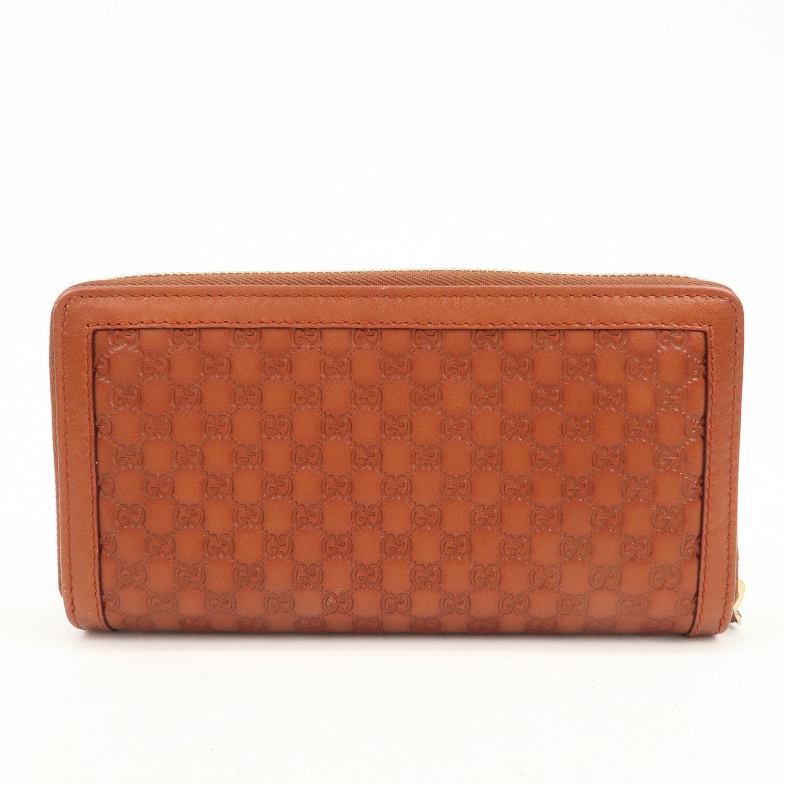 GUCCI Sukey Interlocking G Micro Guccissima Zippy Wallet 308012