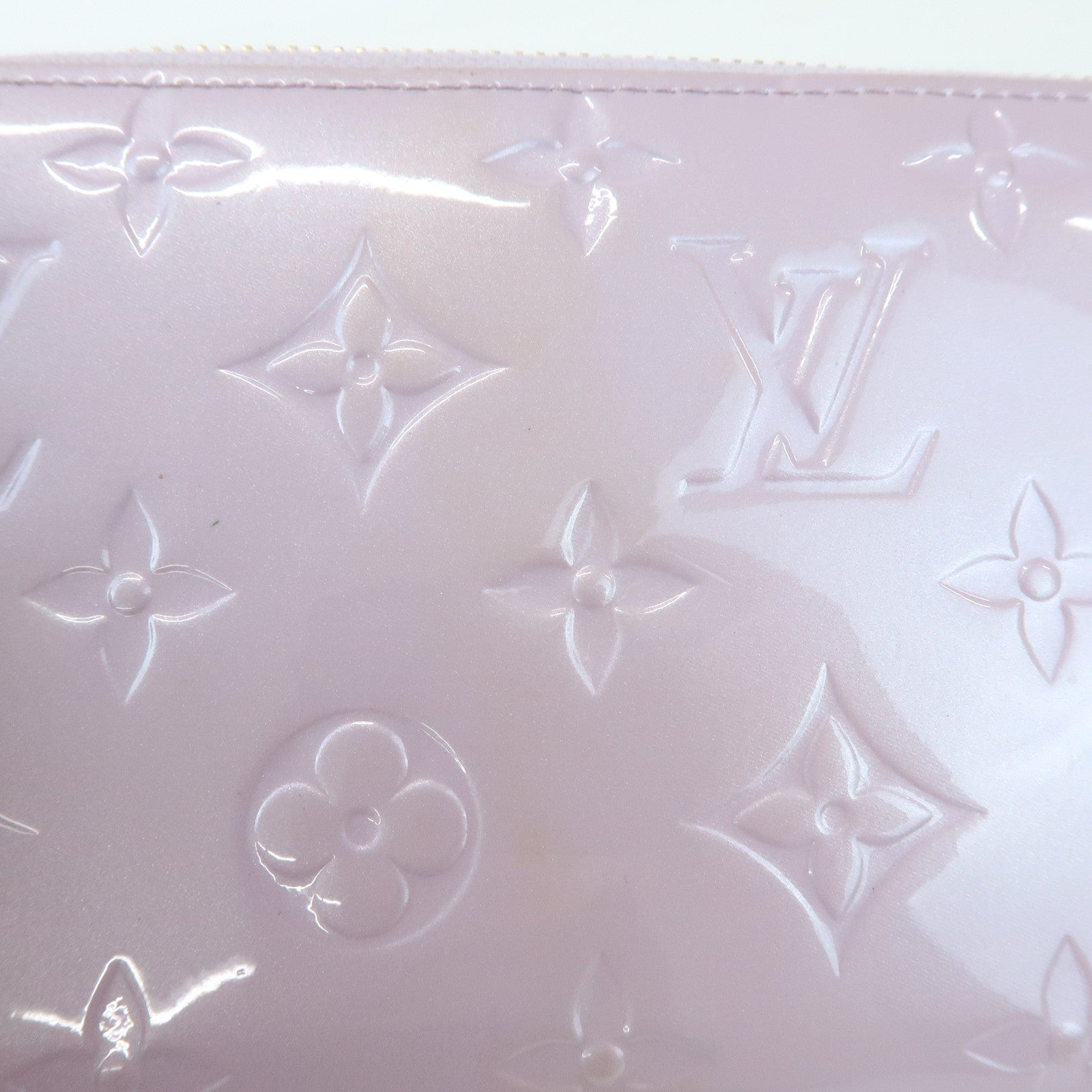 Louis Vuitton Monogram Vernis Long Wallet Glossy Lilac M82977