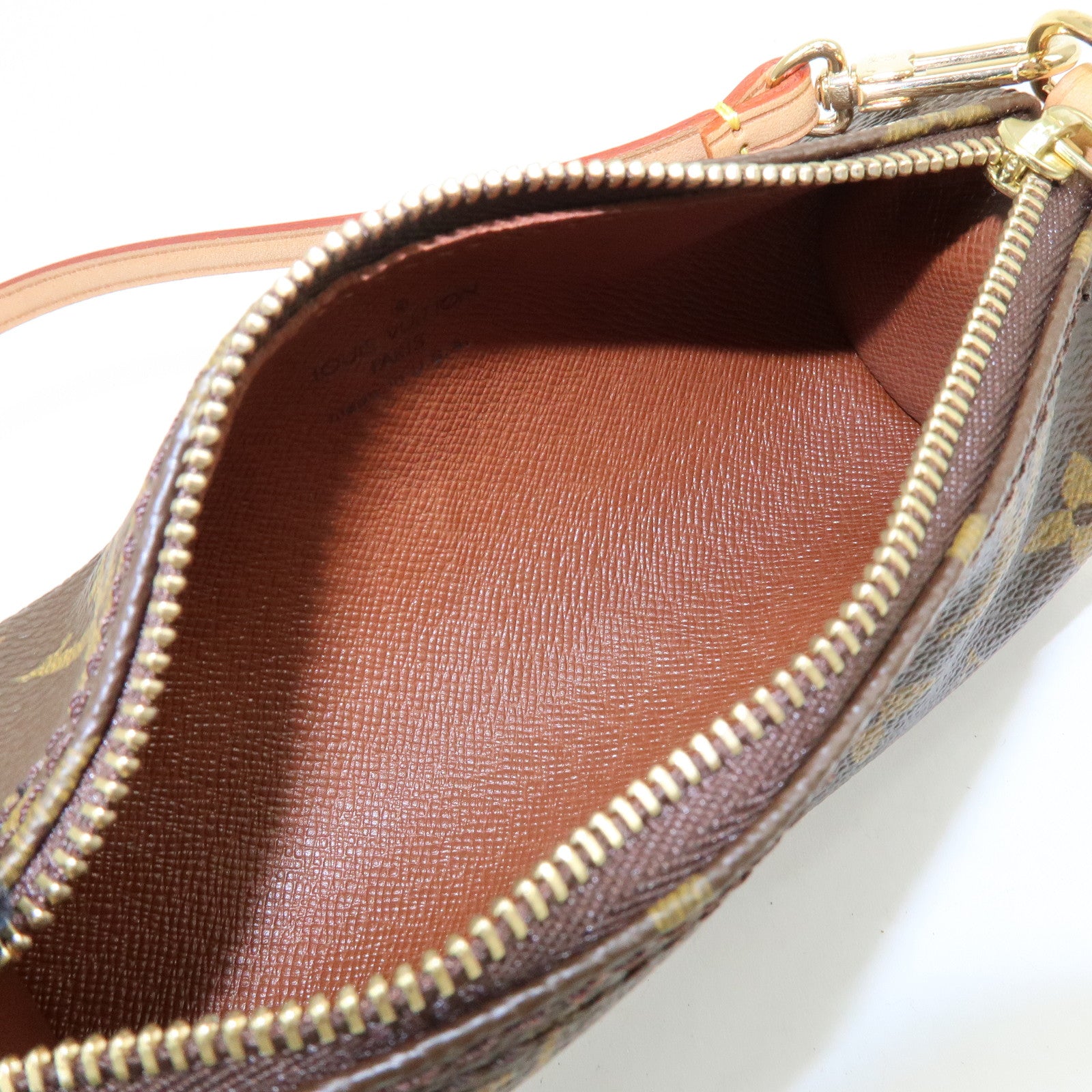 Louis Vuitton Monogram Canvas Mini Pouch for Papillon Bag Brown