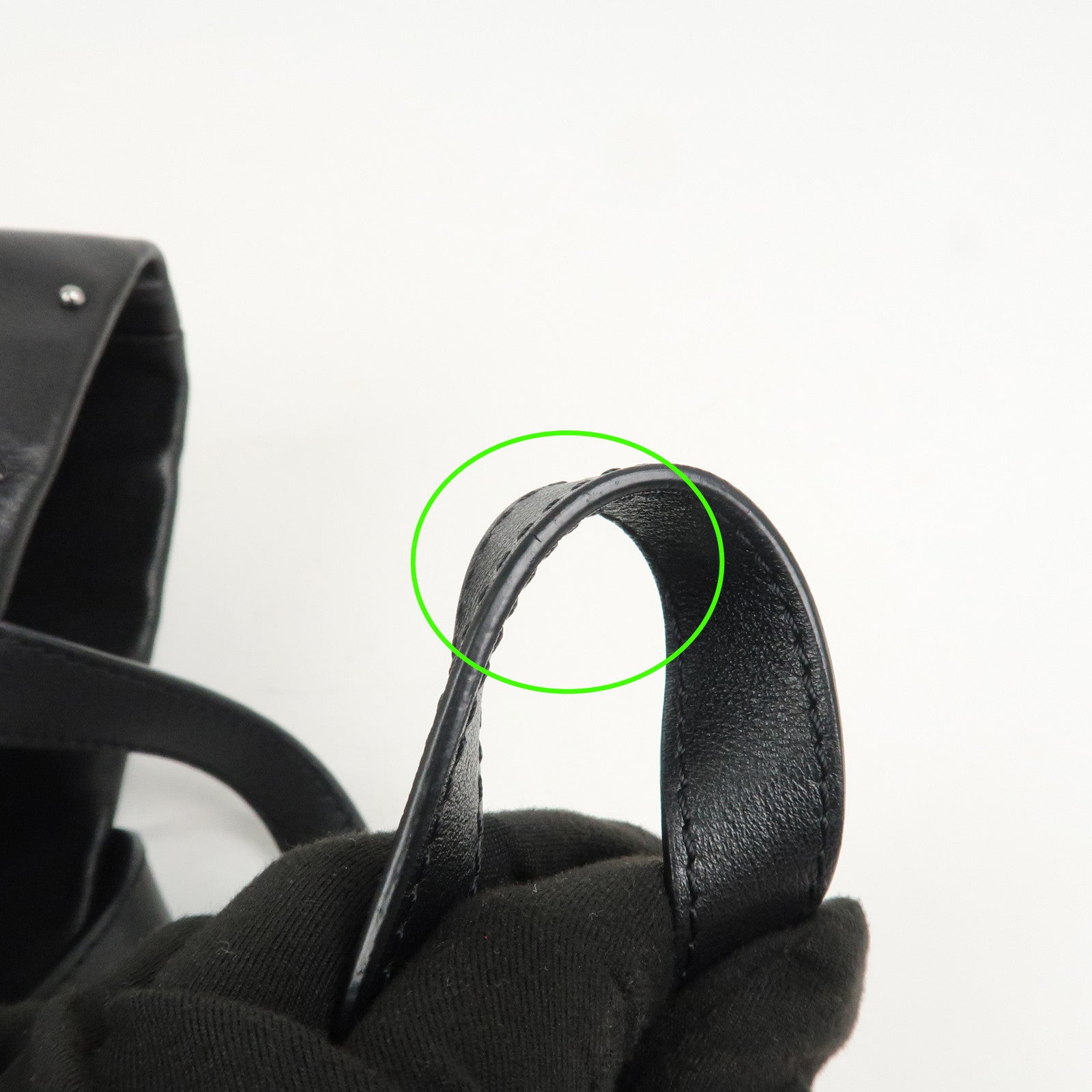 JIMMY CHOO Pimlico Leather N/S Tote Bag Shoulder Bag Studs Black