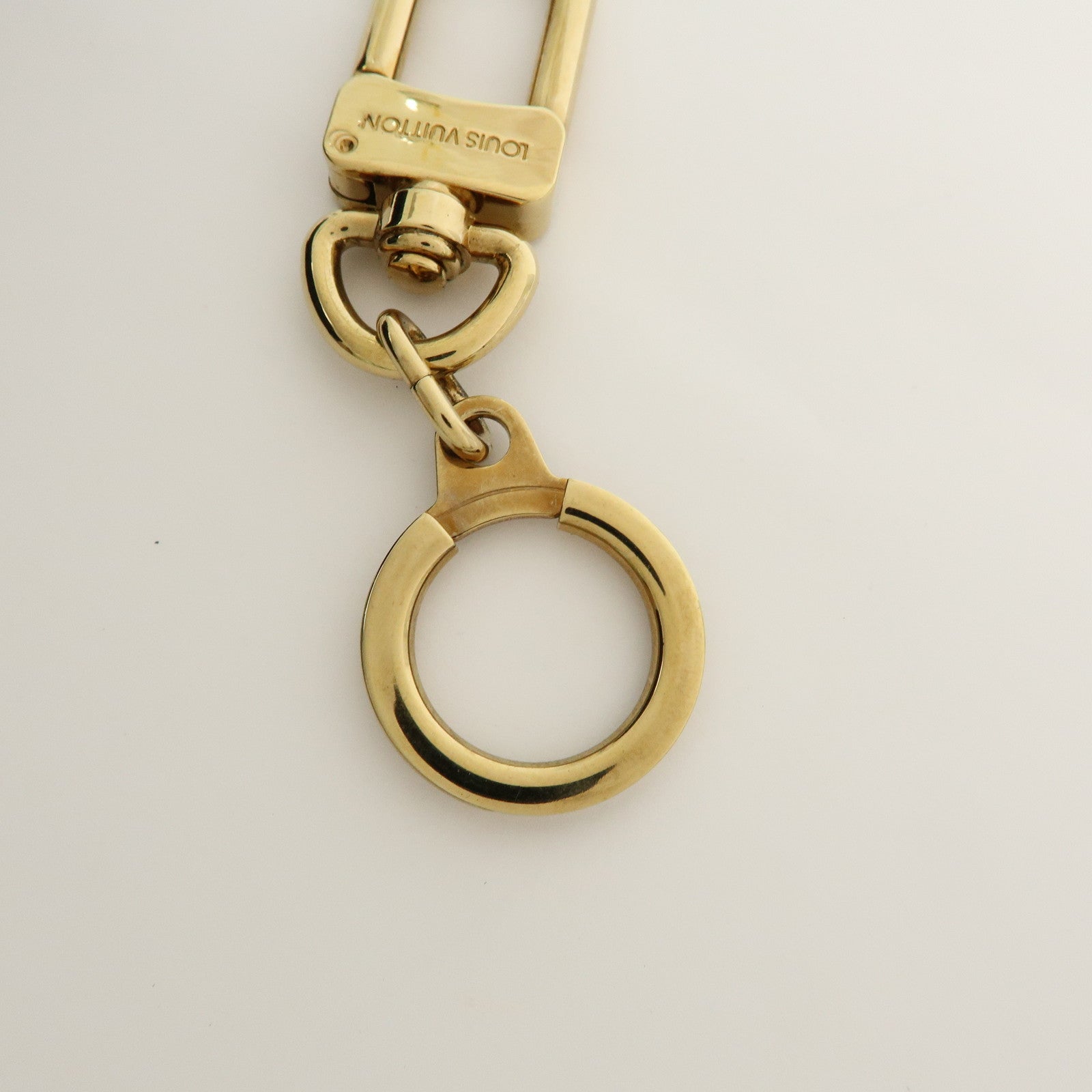 Louis Vuitton Set of 2 Anocles Key Chain Bag Charms Gold M62694