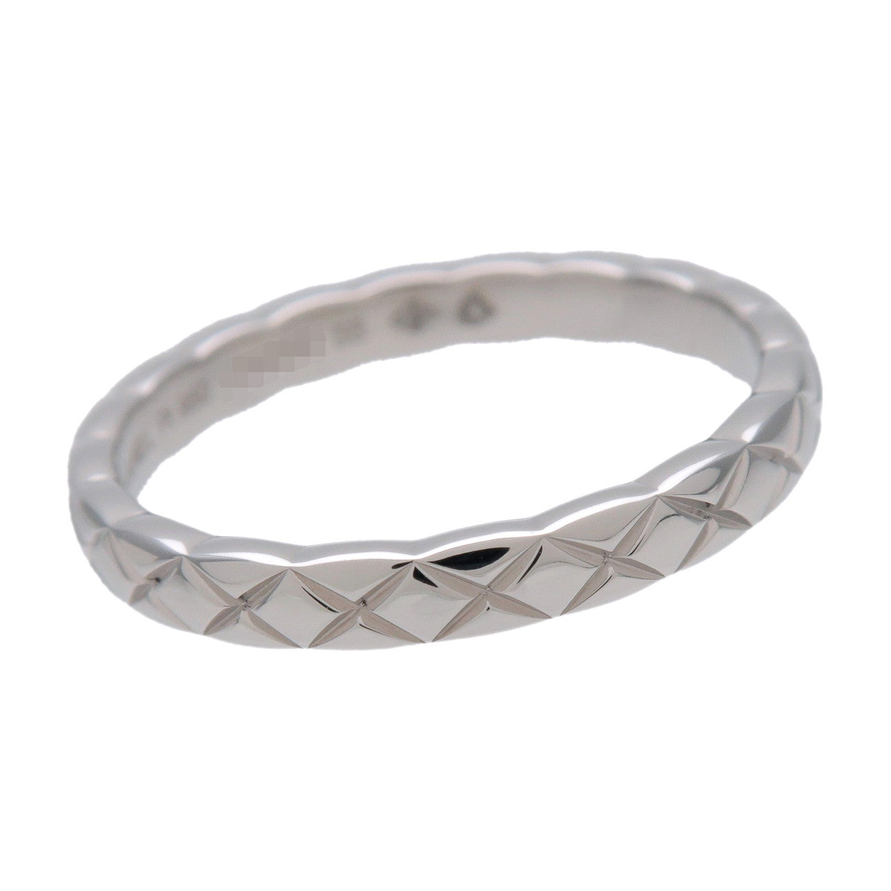 CHANEL COCO Crush Ring #56 PT950 Platinum US7.5 EU56 HK16.5 J11117