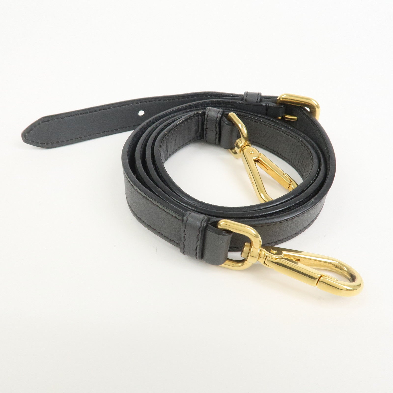 PRADA Triangle Logo Nylon Leather 2Way Bag Hand Bag Green 1BA336