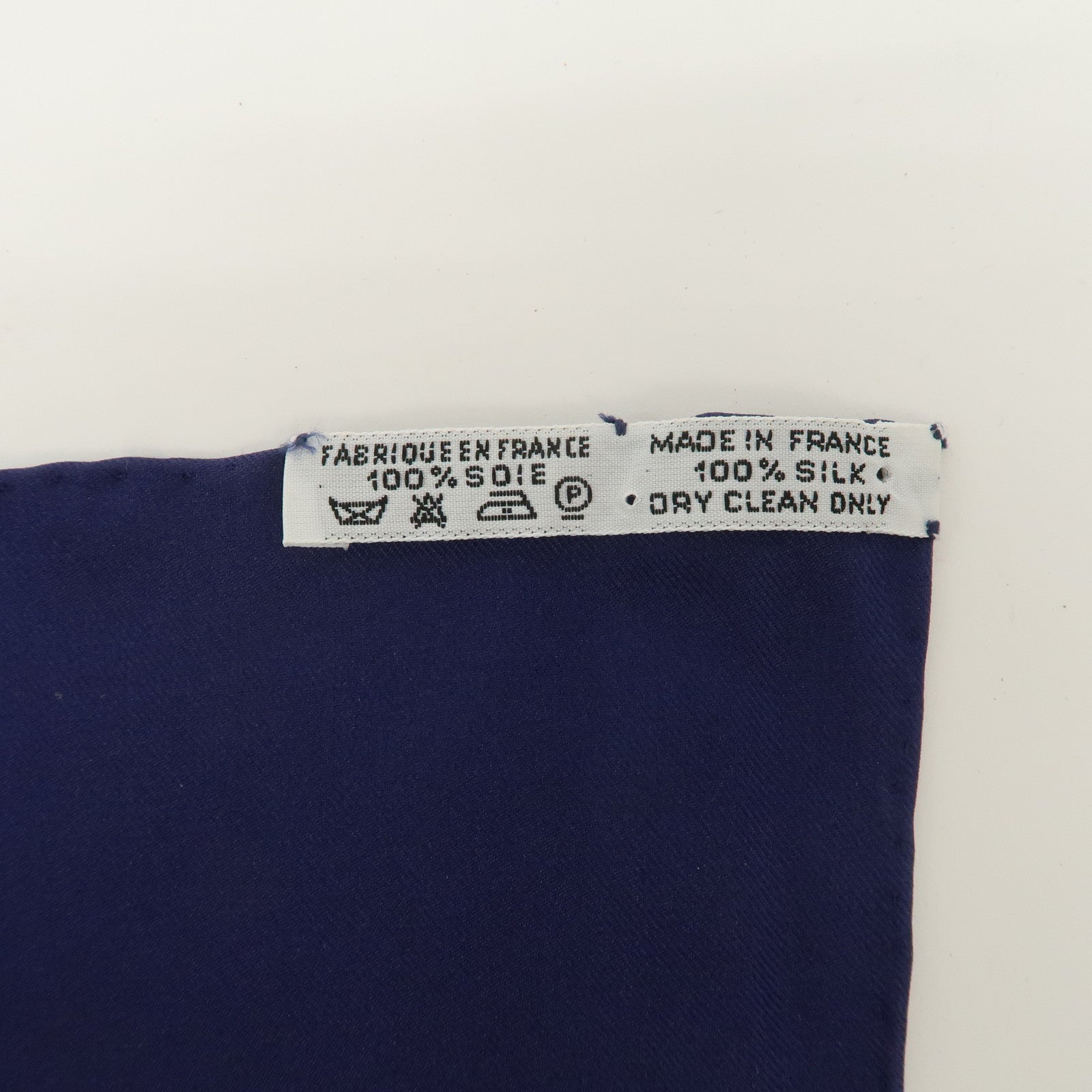HERMES HERMES Carre 90 Silk 100% Scarf ART des STEPPES Navy