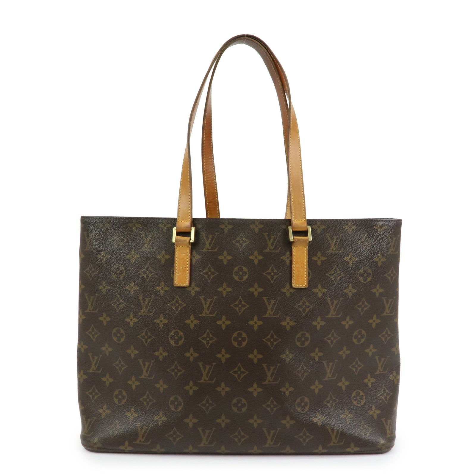Louis Vuitton Monogram Luco Tote Bag Shoulder Bag Brown M51155