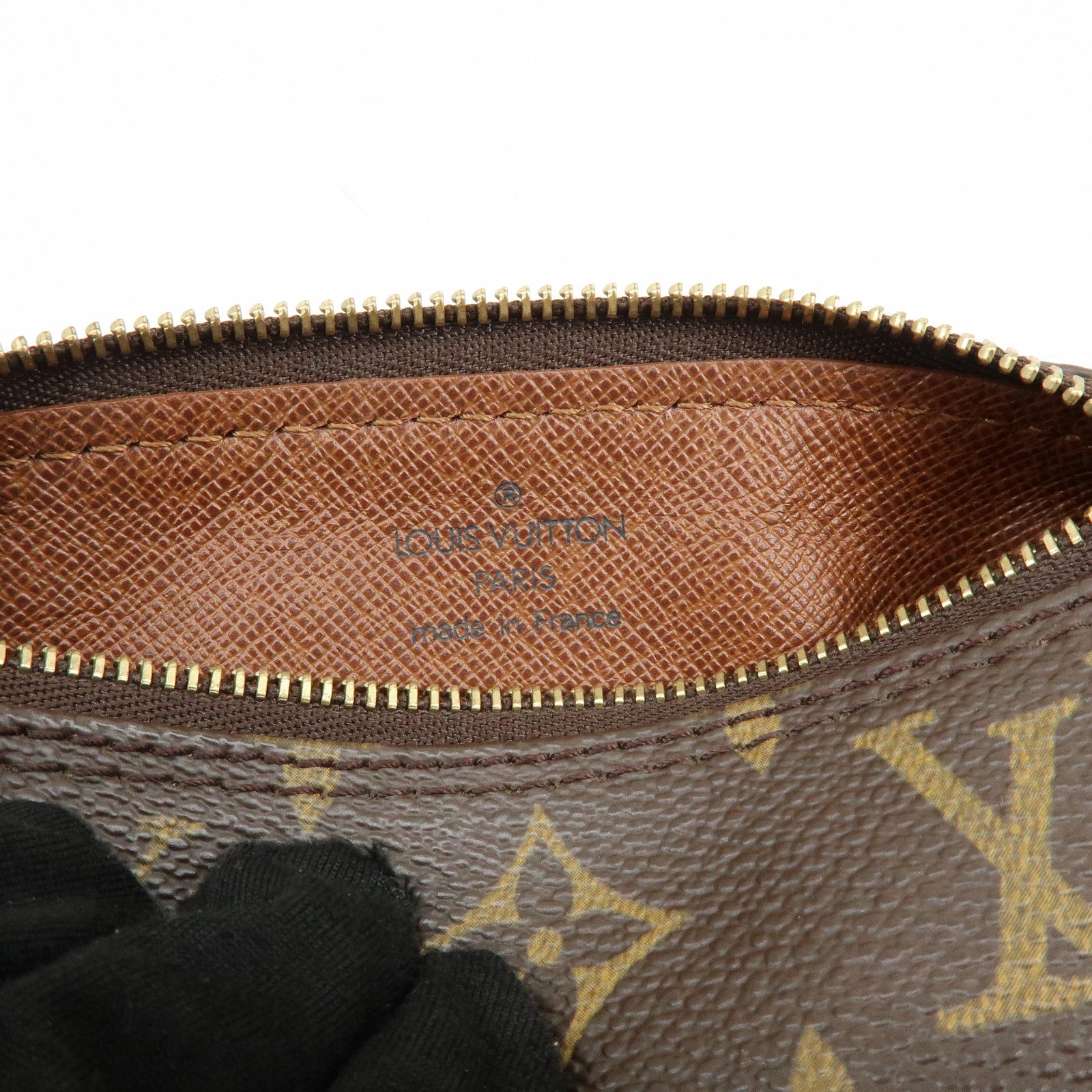 Louis Vuitton Monogram Mini Pouch for Papillon Bag Brown