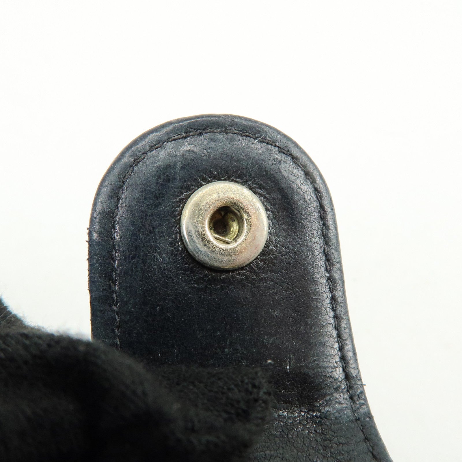 CHANEL COCO Mark Cavierskin Long Wallet Black