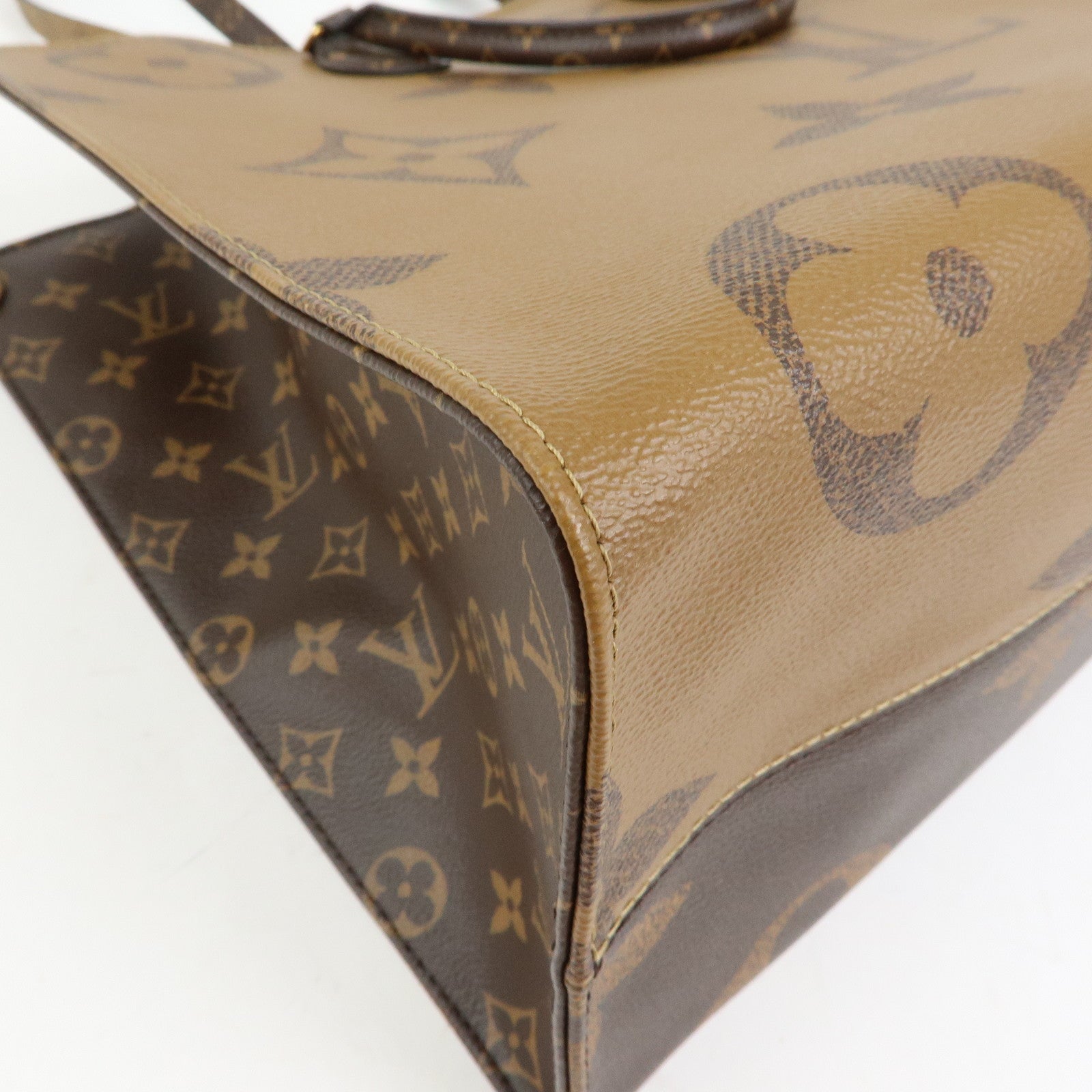 Louis Vuitton Monogram Giant Canvas On The Go MM Hand Bag M44576