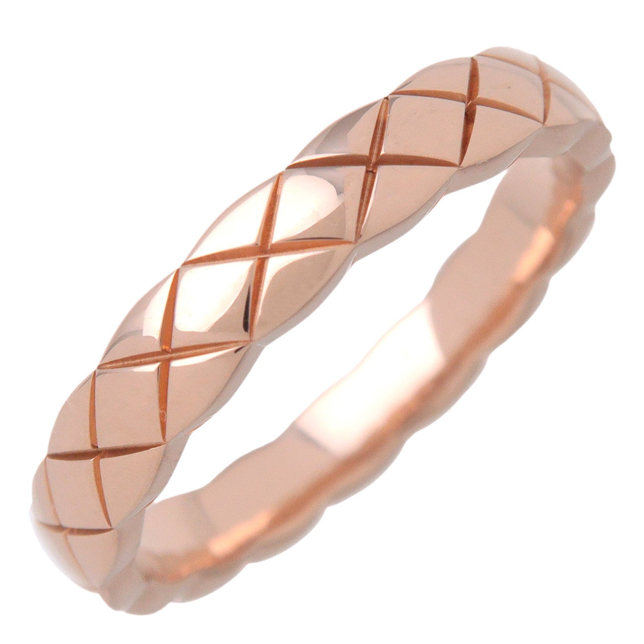 CHANEL Coco Crush Mini Ring K18 750PG Rose Gold #49 US4.75 J11785
