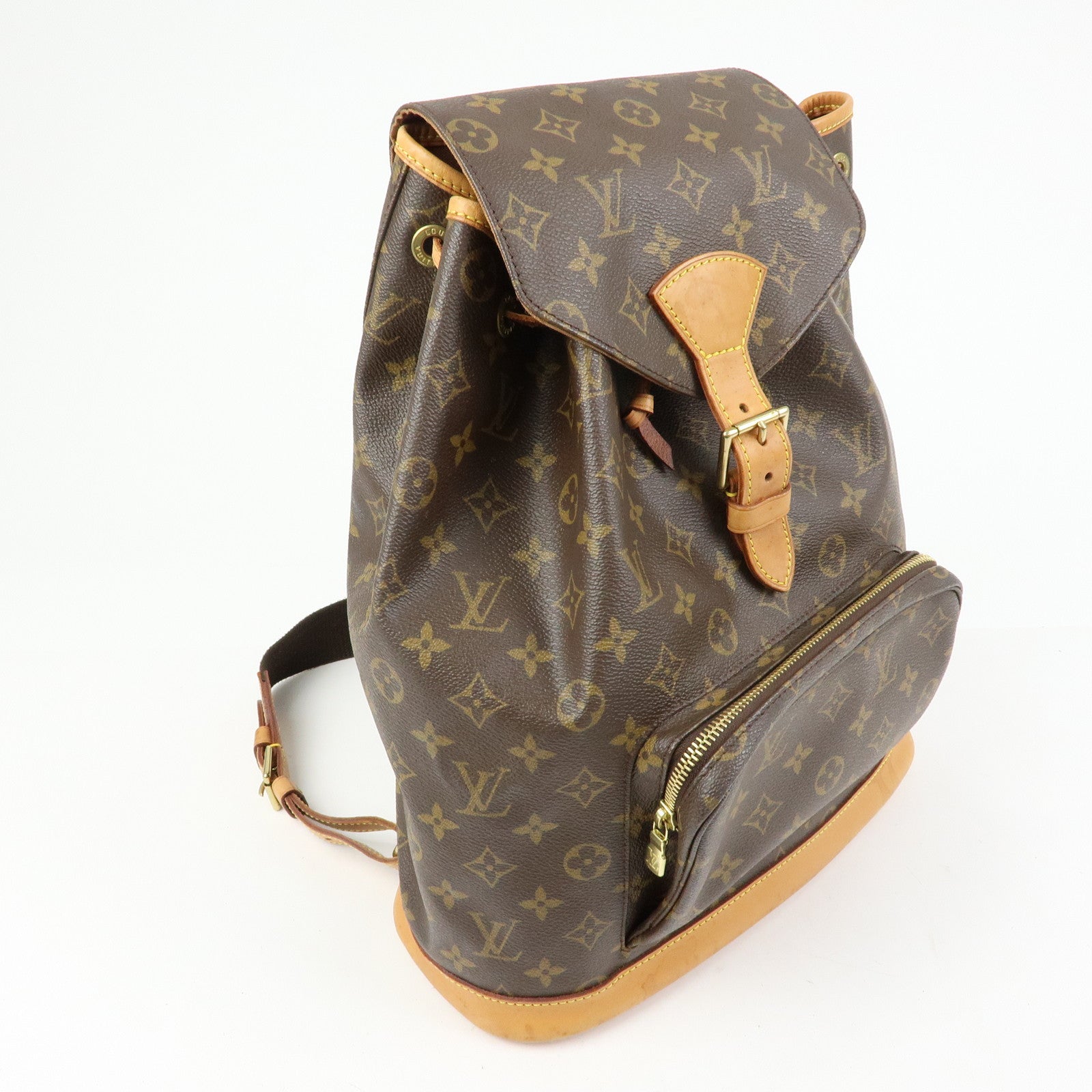 Louis Vuitton Monogram Montsouris GM Backpack Brown M51135