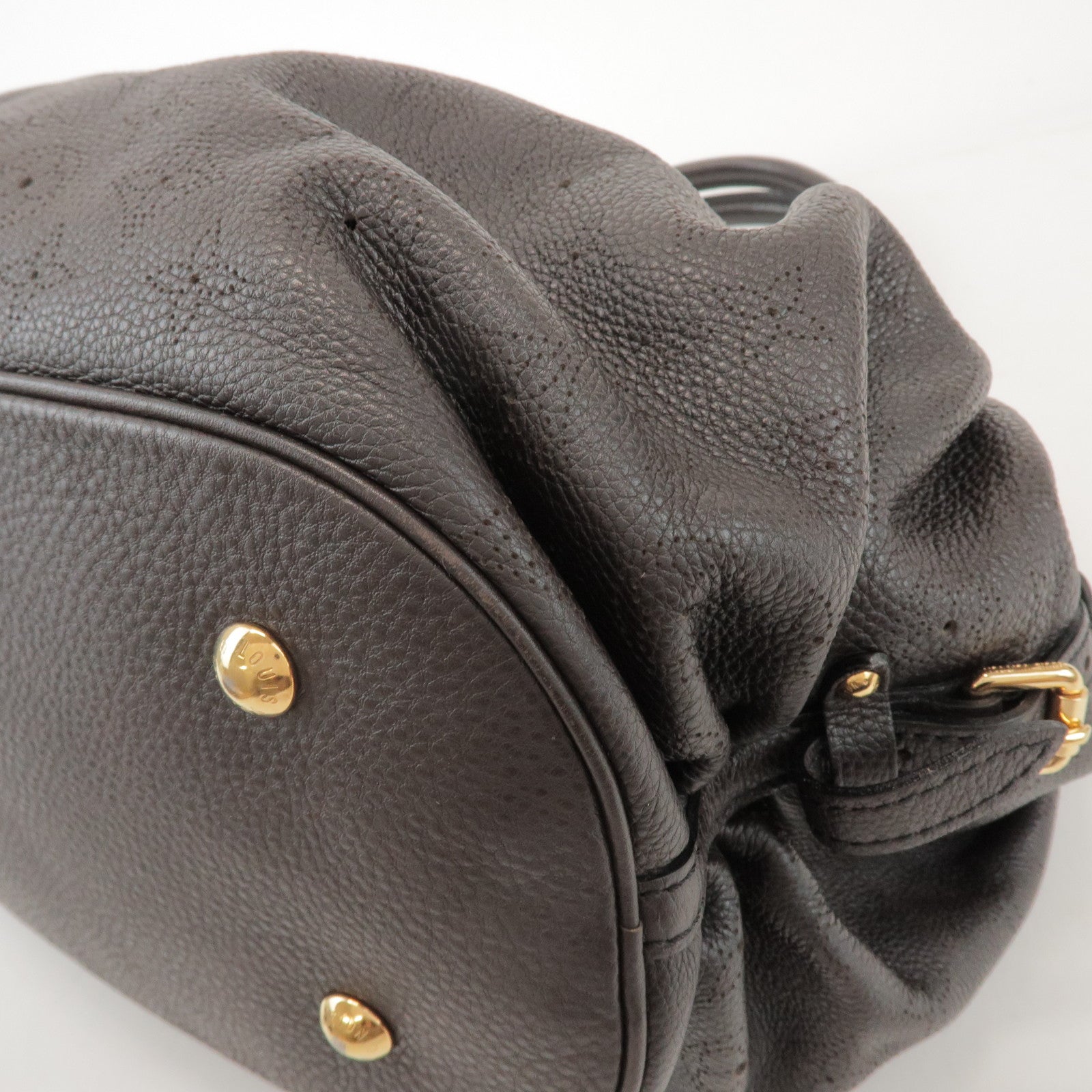 Louis Vuitton Monogram Mahina L Mahina Leather Shoulder Bag M95975