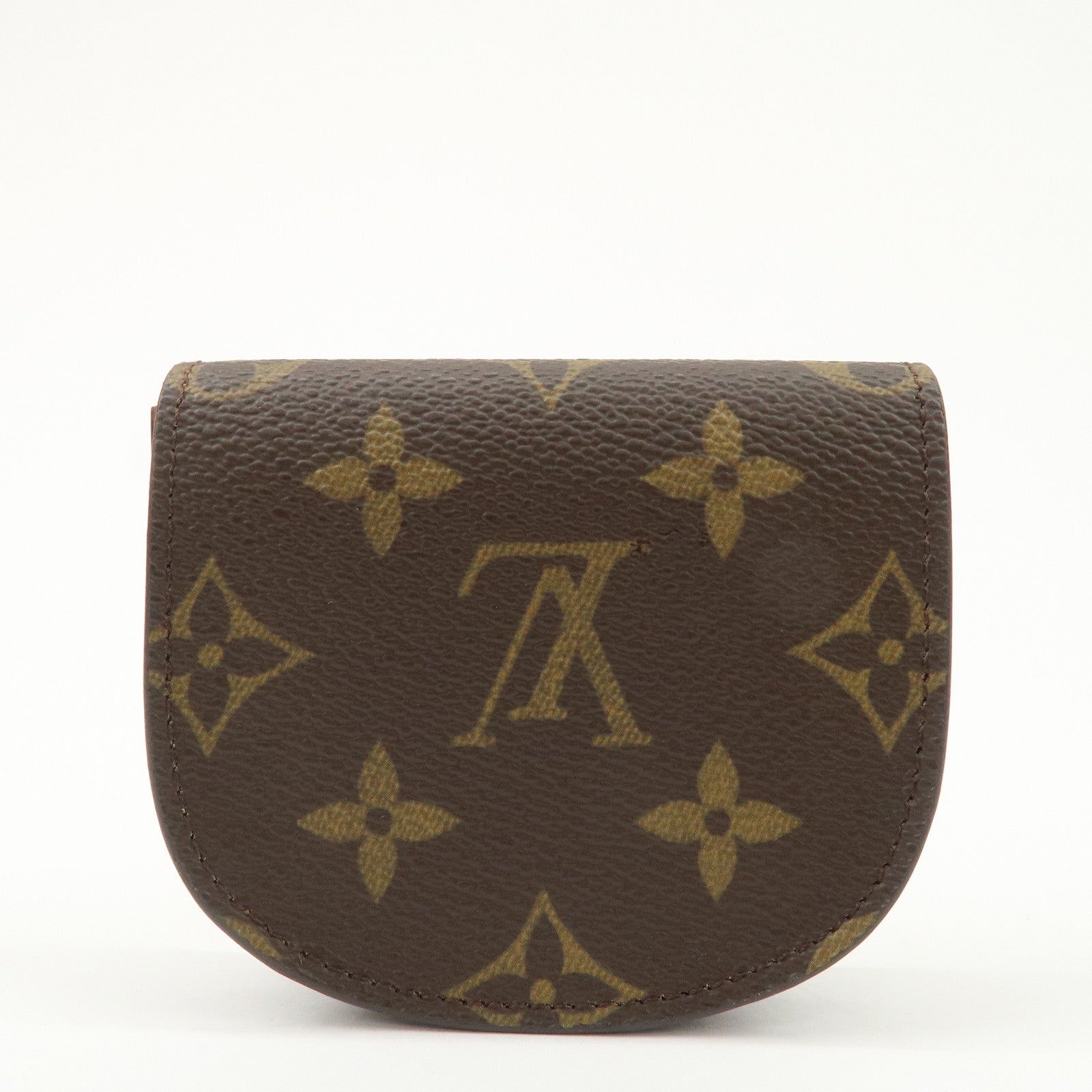 Louis Vuitton Monogram Porte Monnaie Gousset Coin Case M61970