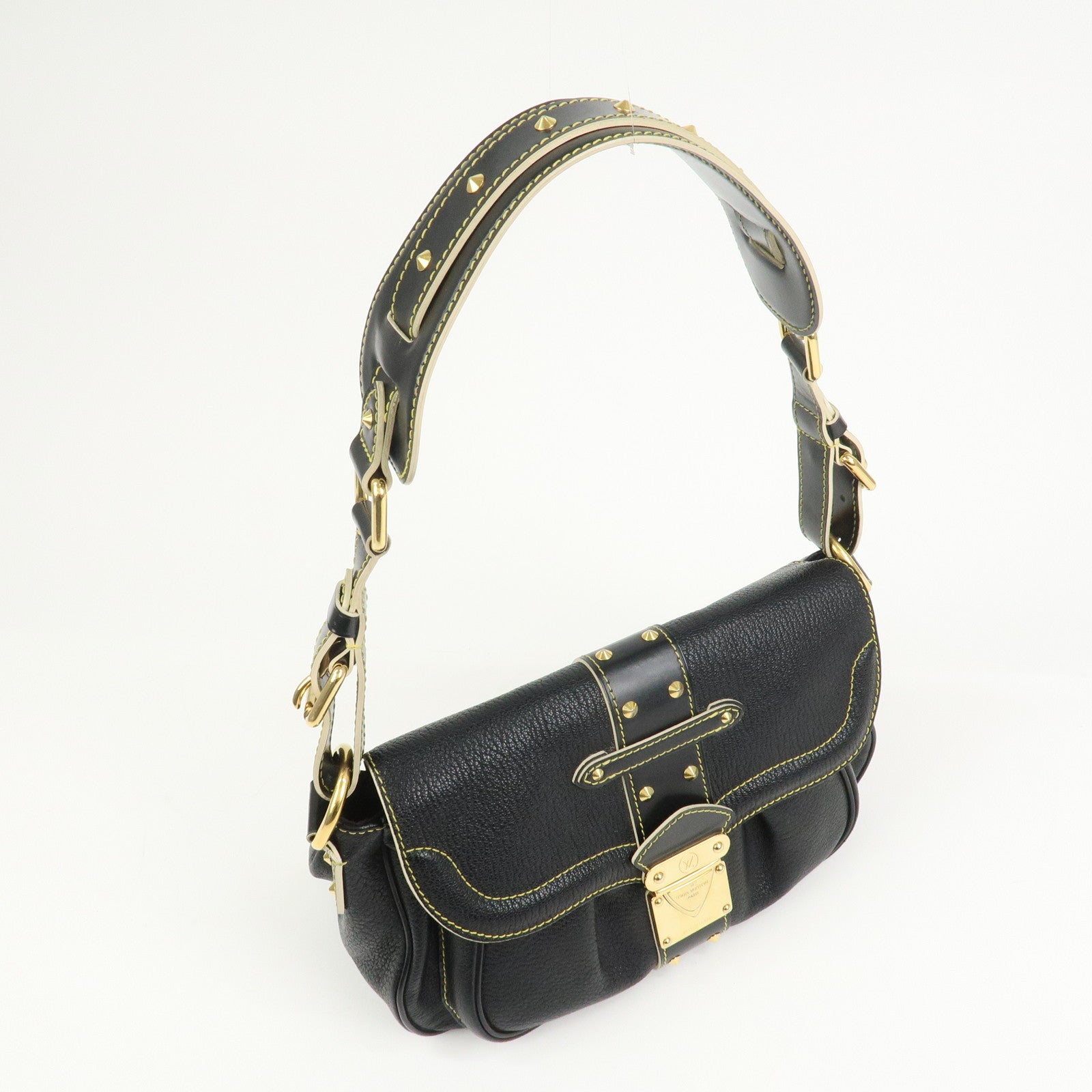 Louis Vuitton Suhari Confidant Leather Shoulder Bag Noir M91784