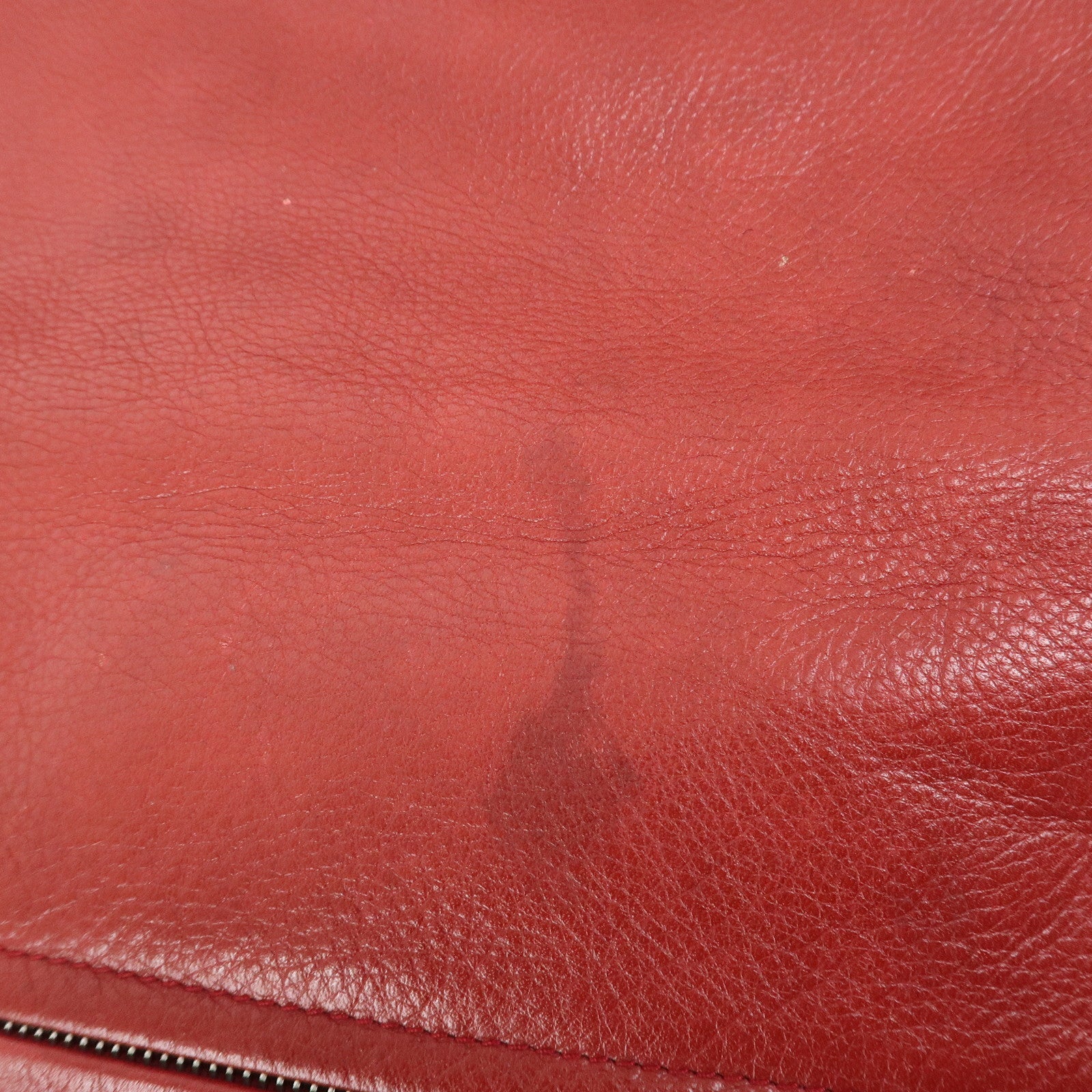 LOEWE Heritage Leather Shoulder Bag Crossbody Bag Red