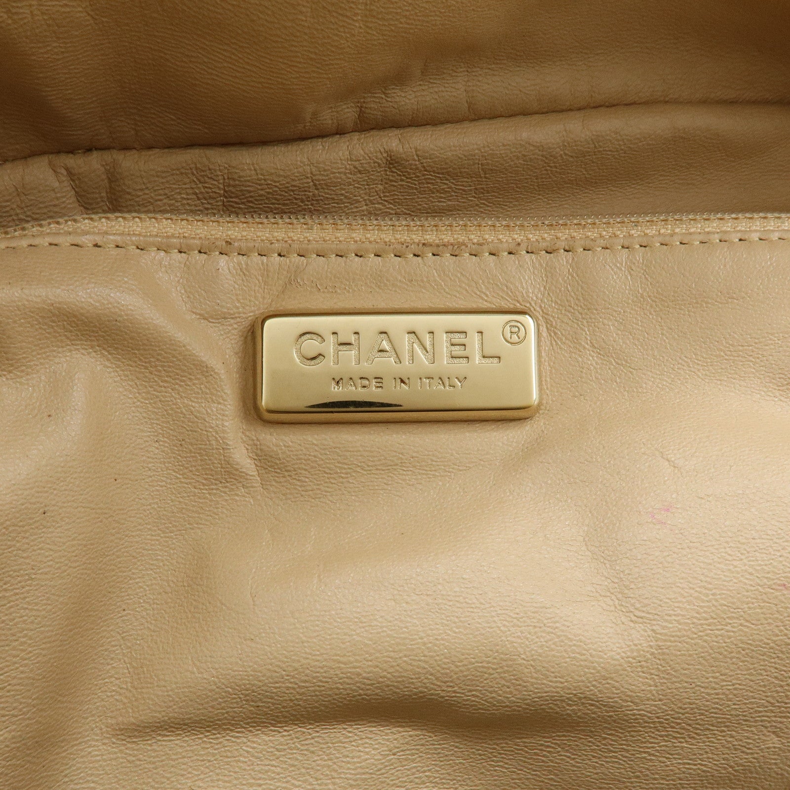 CHANEL COCO Mark Calfskin Boston Bag Shoulder Bag Silver