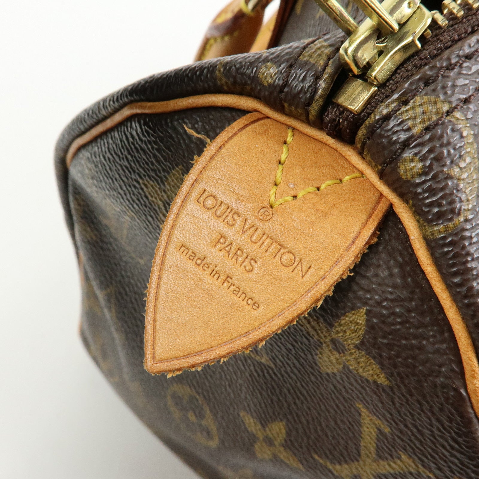 Louis Vuitton Monogram Speedy 25 Boston Bag Hand Bag Brown M41528