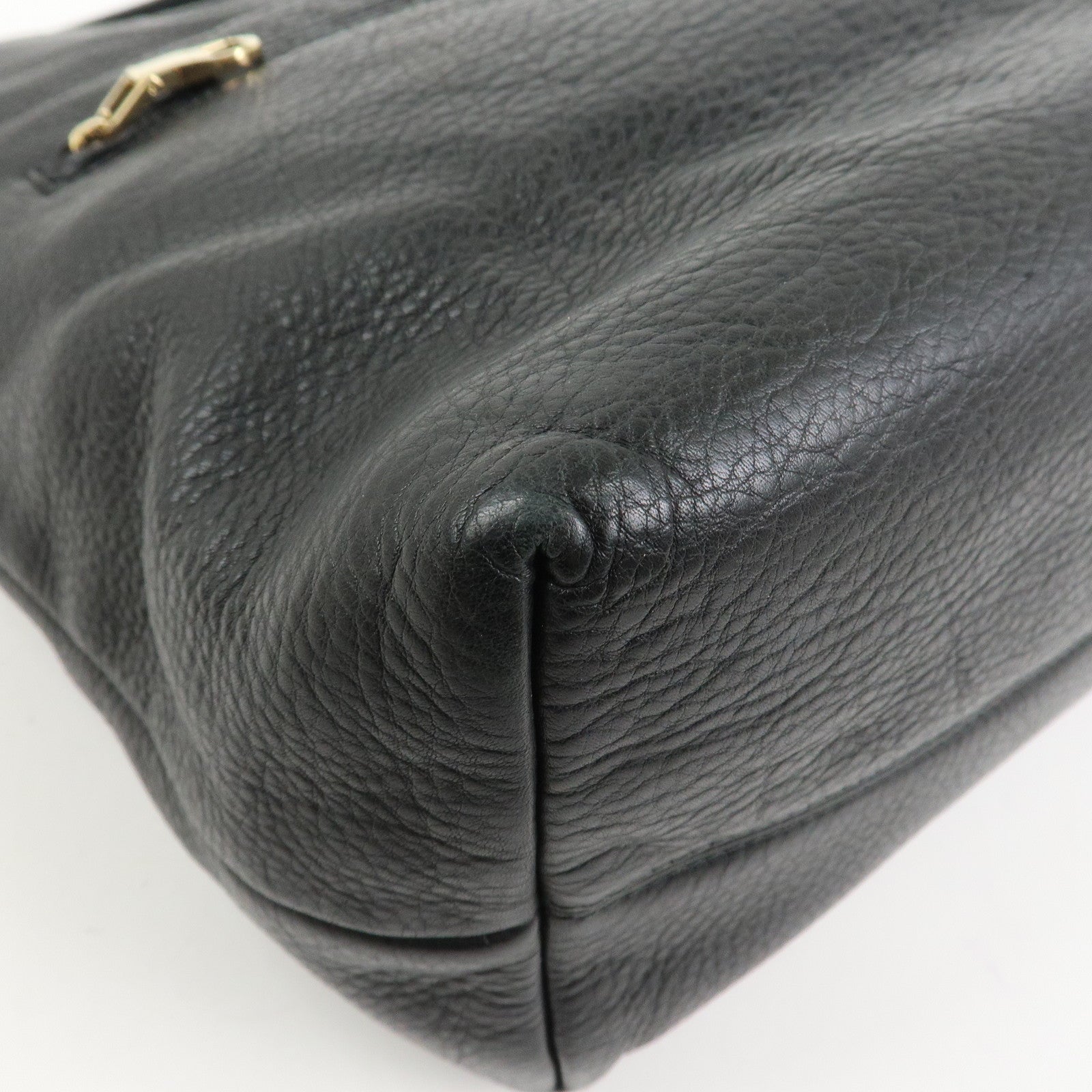 LOEWE Heritage Calf Leather Shoulder Bag Crossbody Bag Black