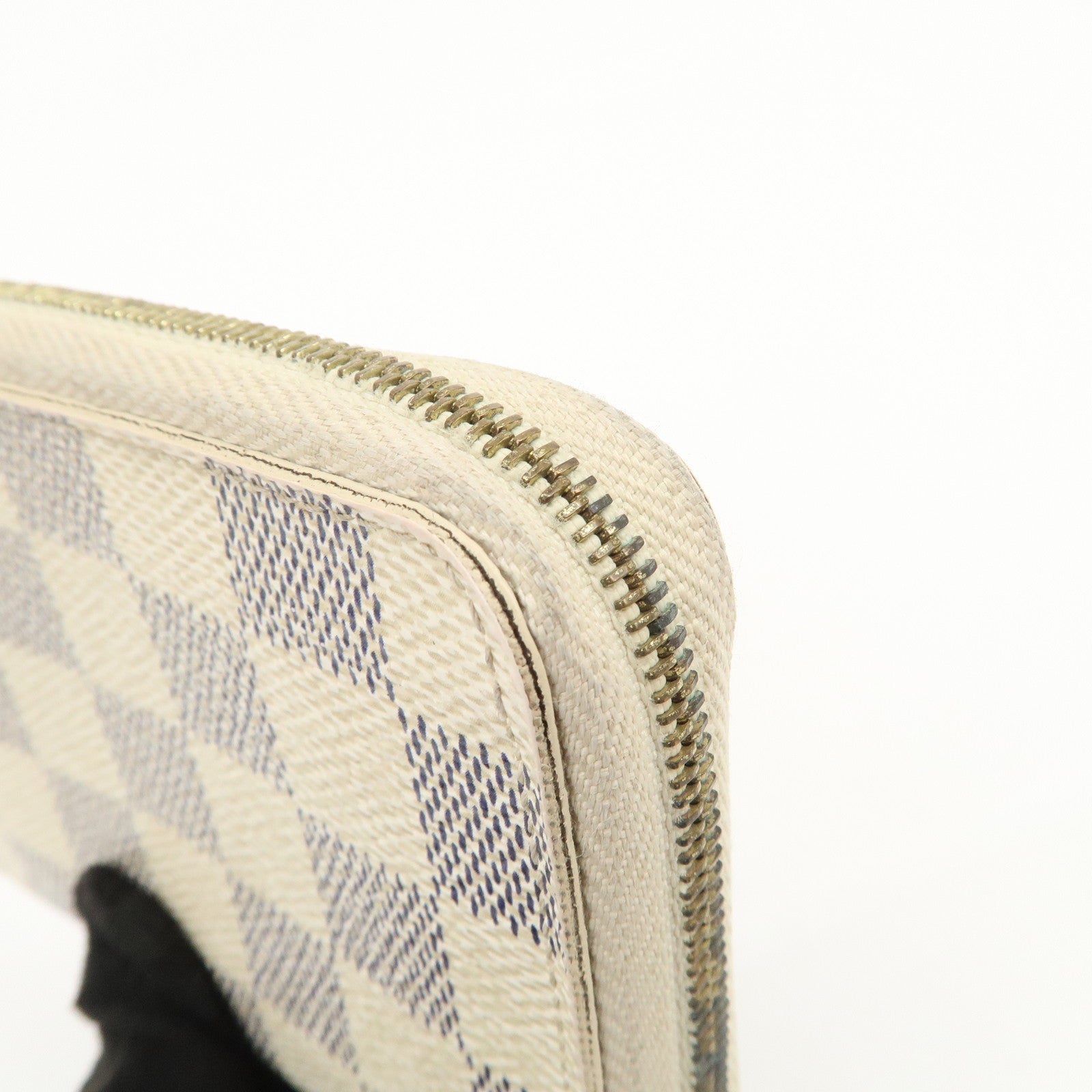 Louis Vuitton Damier Azur Zippy Coin Purse Coin Case Ivory N63069
