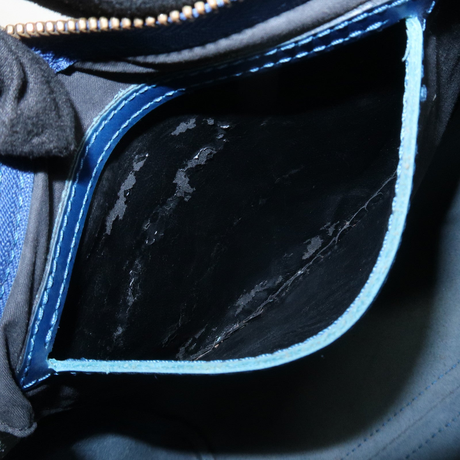 Louis Vuitton Epi Speedy 30 Hand Bag Boston Bag Toledo Blue M43005