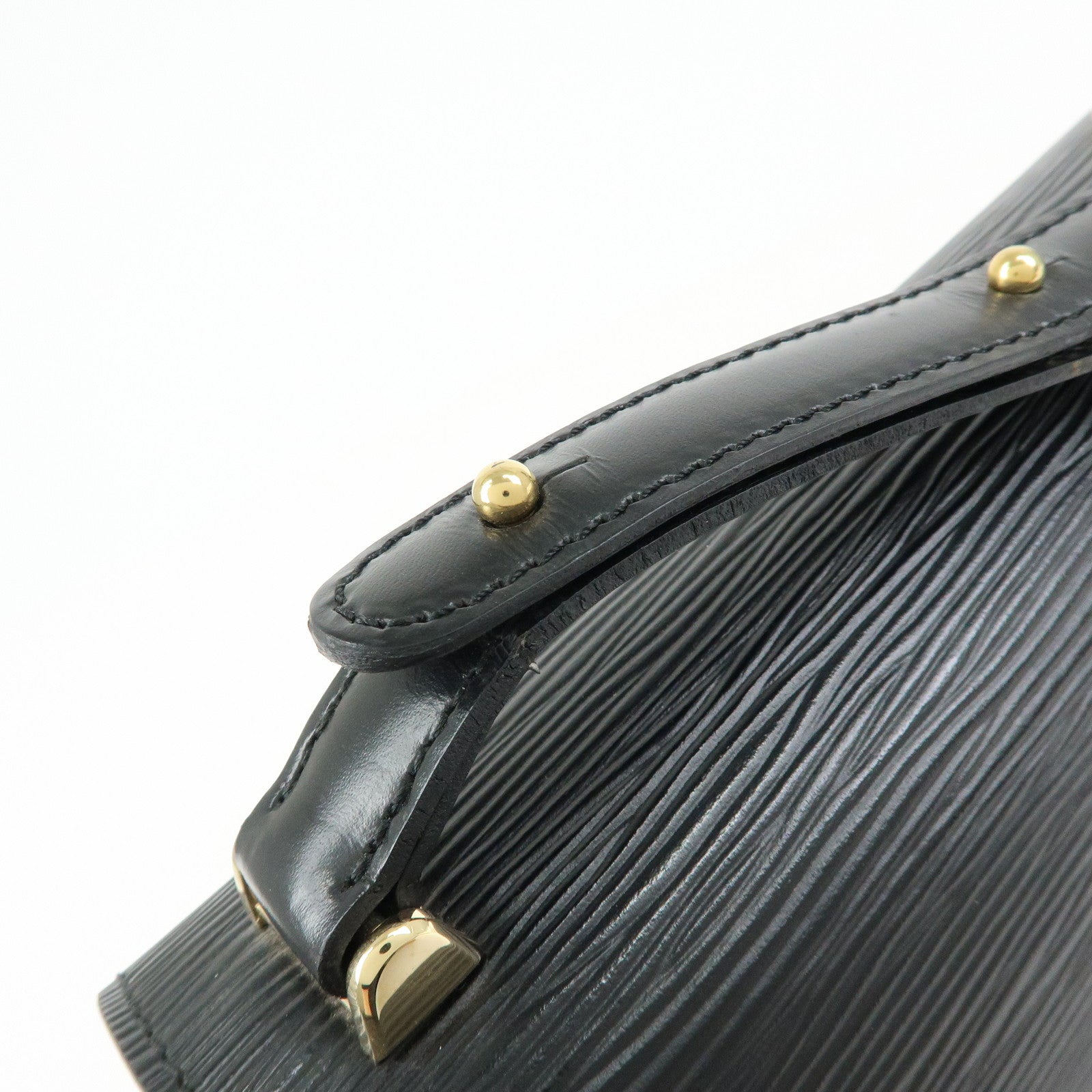 Louis Vuitton Epi Tilsit Shoulder Bag Hand Bag Noir Black M52482