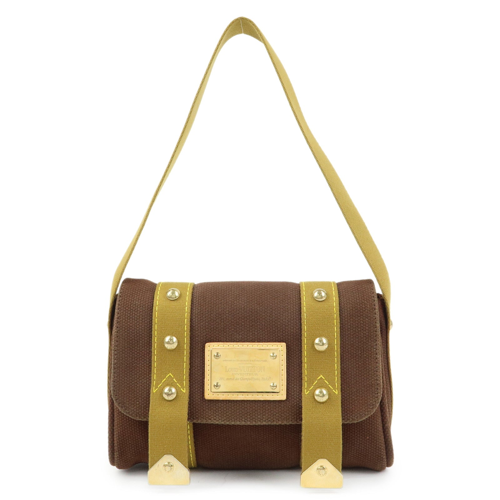 Louis Vuitton Antigua Canvas Sacre Rabat Blanc Shoulder Bag M40072