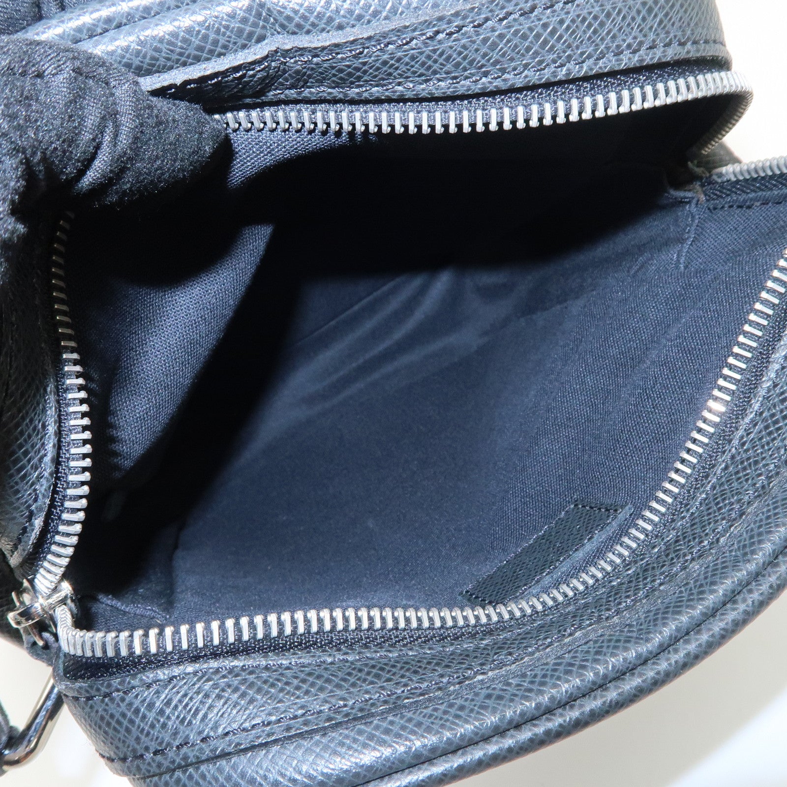 Louis Vuitton Taiga Leather Dimitri Shoulder Bag Ardoise M32462