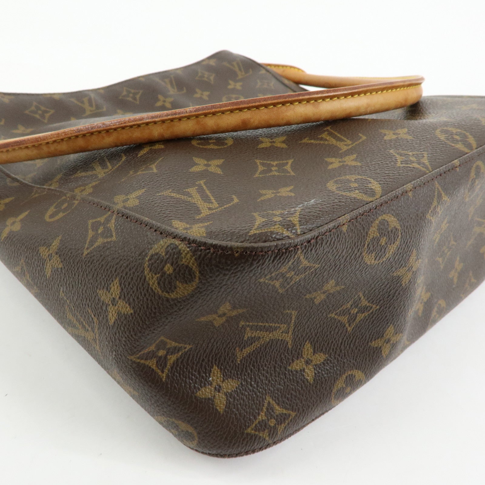 Louis Vuitton Monogram Looping GM Shoulder Bag Brown M51145
