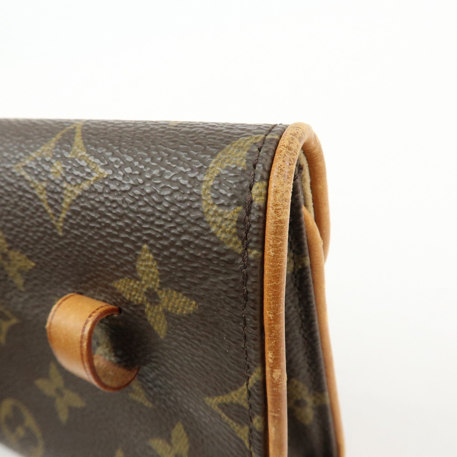 Louis Vuitton Monogram Pochette Florentine Waist Bag Belt XS M51855