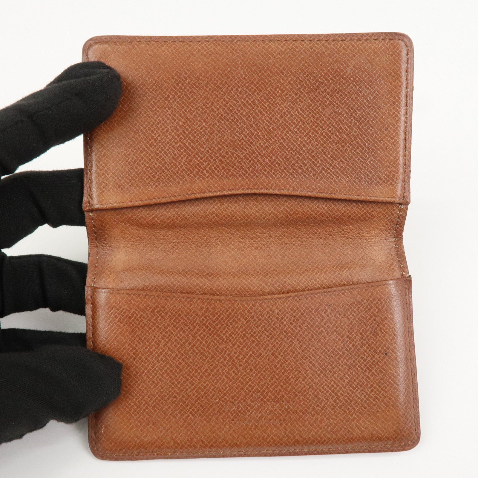 Louis Vuitton Monogram Pochette Carte De Visite Card Case M56362