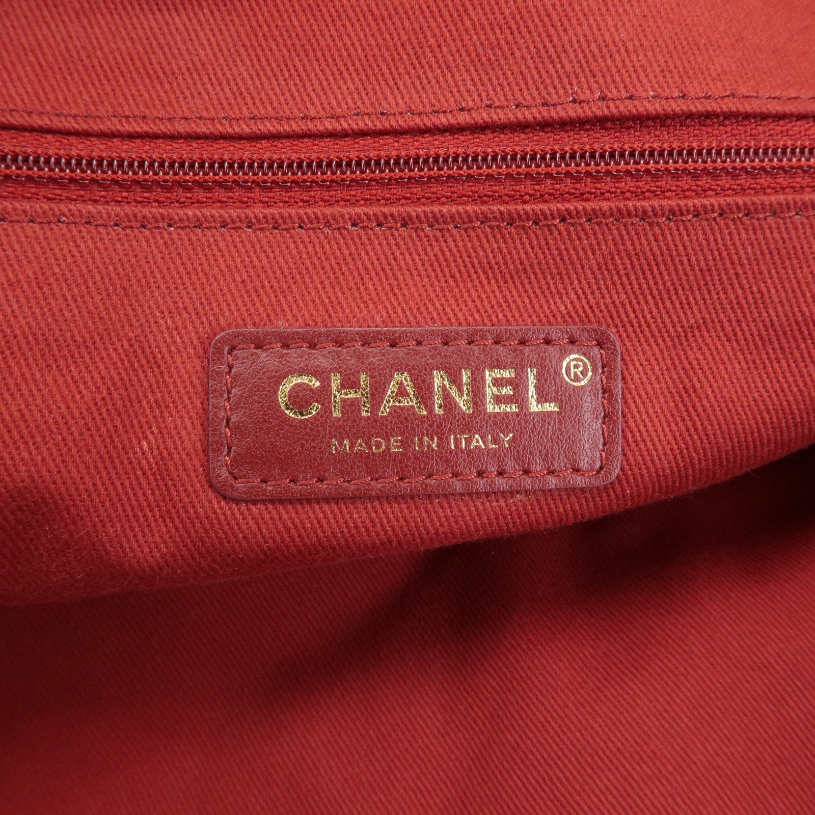 CHANEL Deauville 2Way Leather Tweed Tote Shoulder Bag Ivory Used